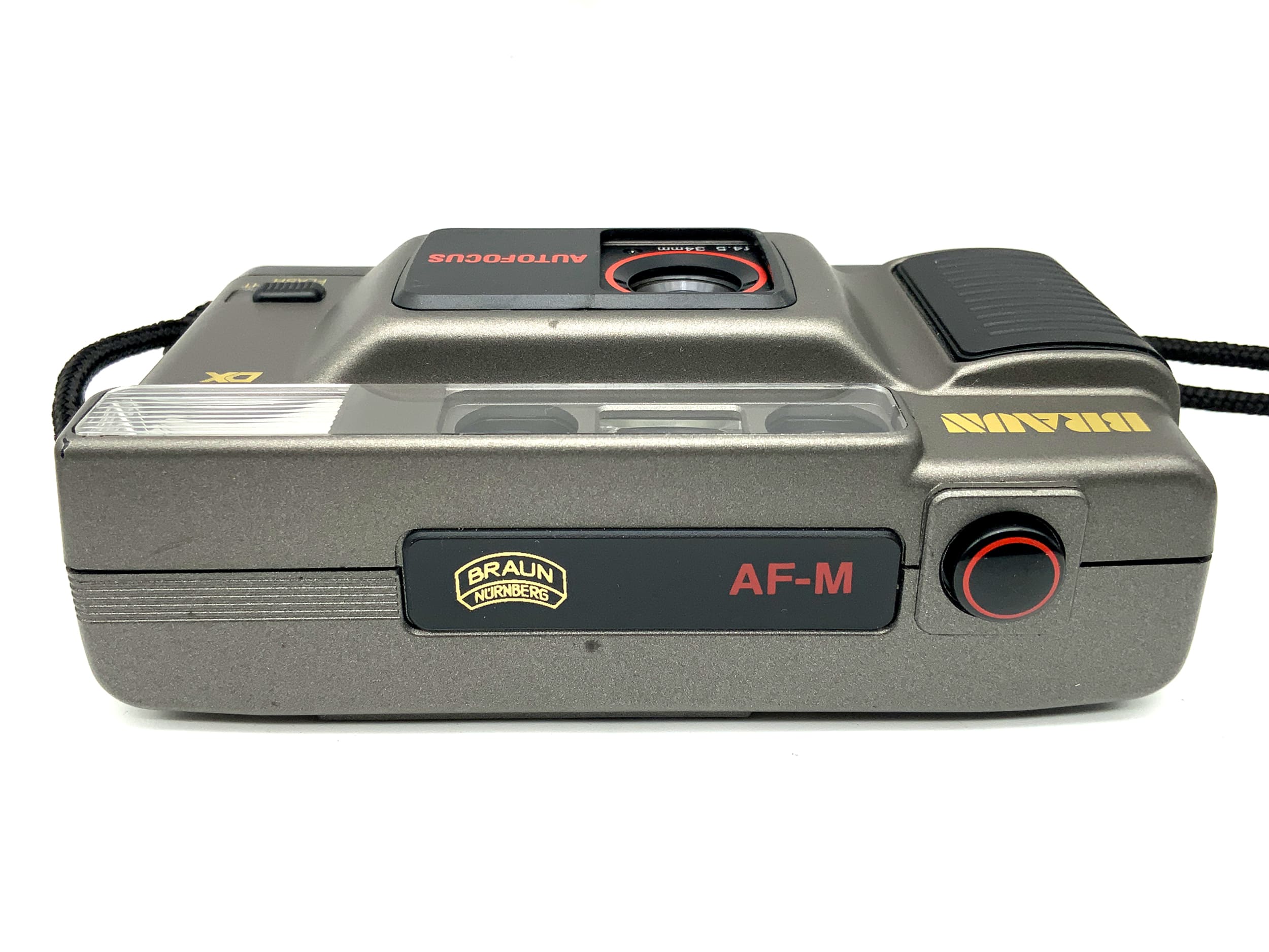 Braun AF-M Point&amp;Shoot with 34mm 1:4.5 compact camera analog camera