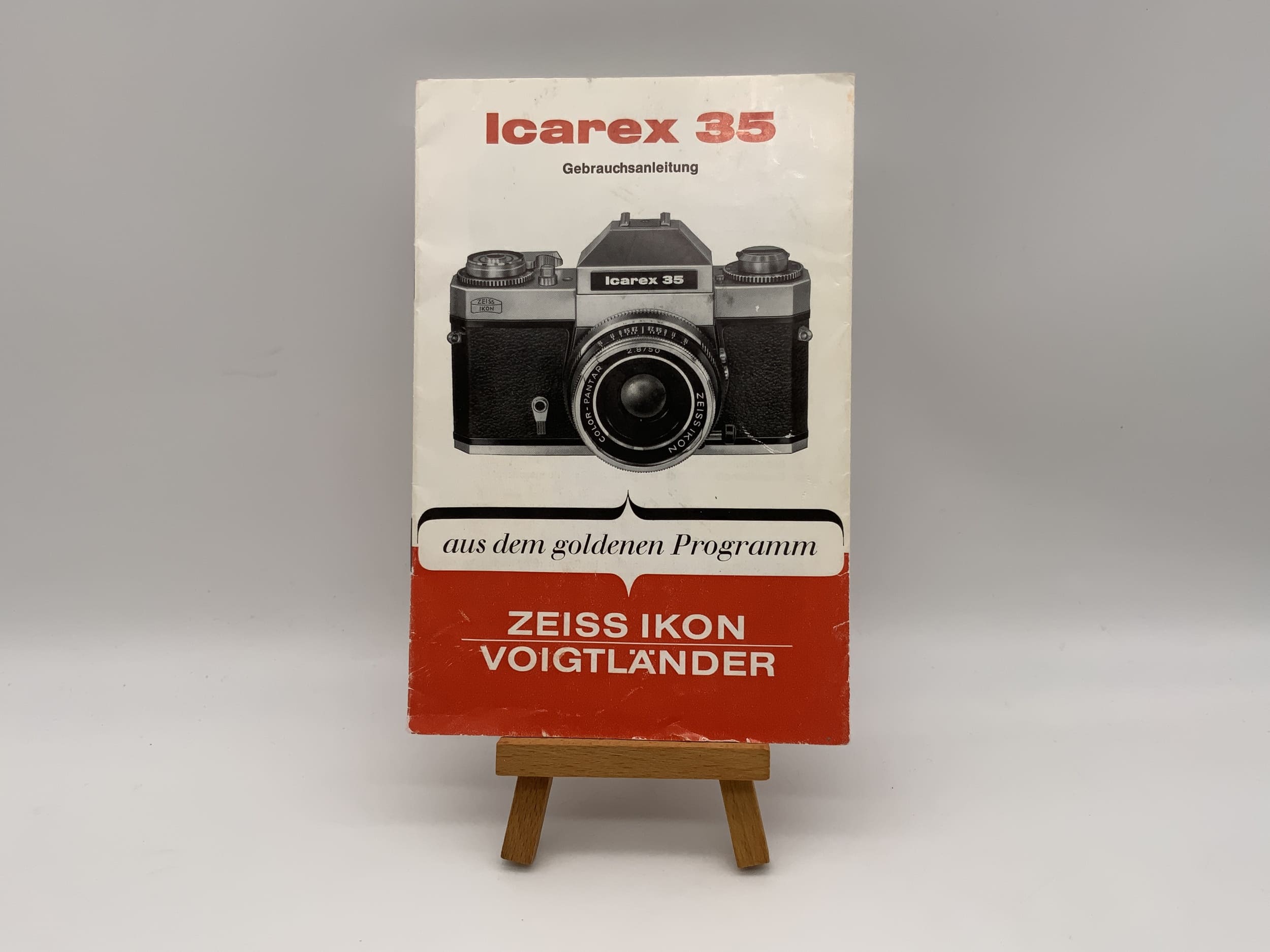 Zeiss Ikon Icarex 35 from the Golden Program - User Manual (German)