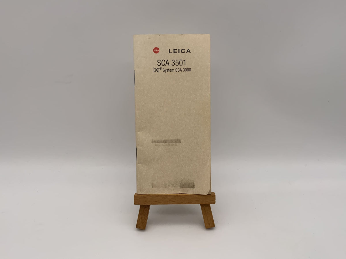Leica SCA 3501 System SCA 3000 User Manual German
