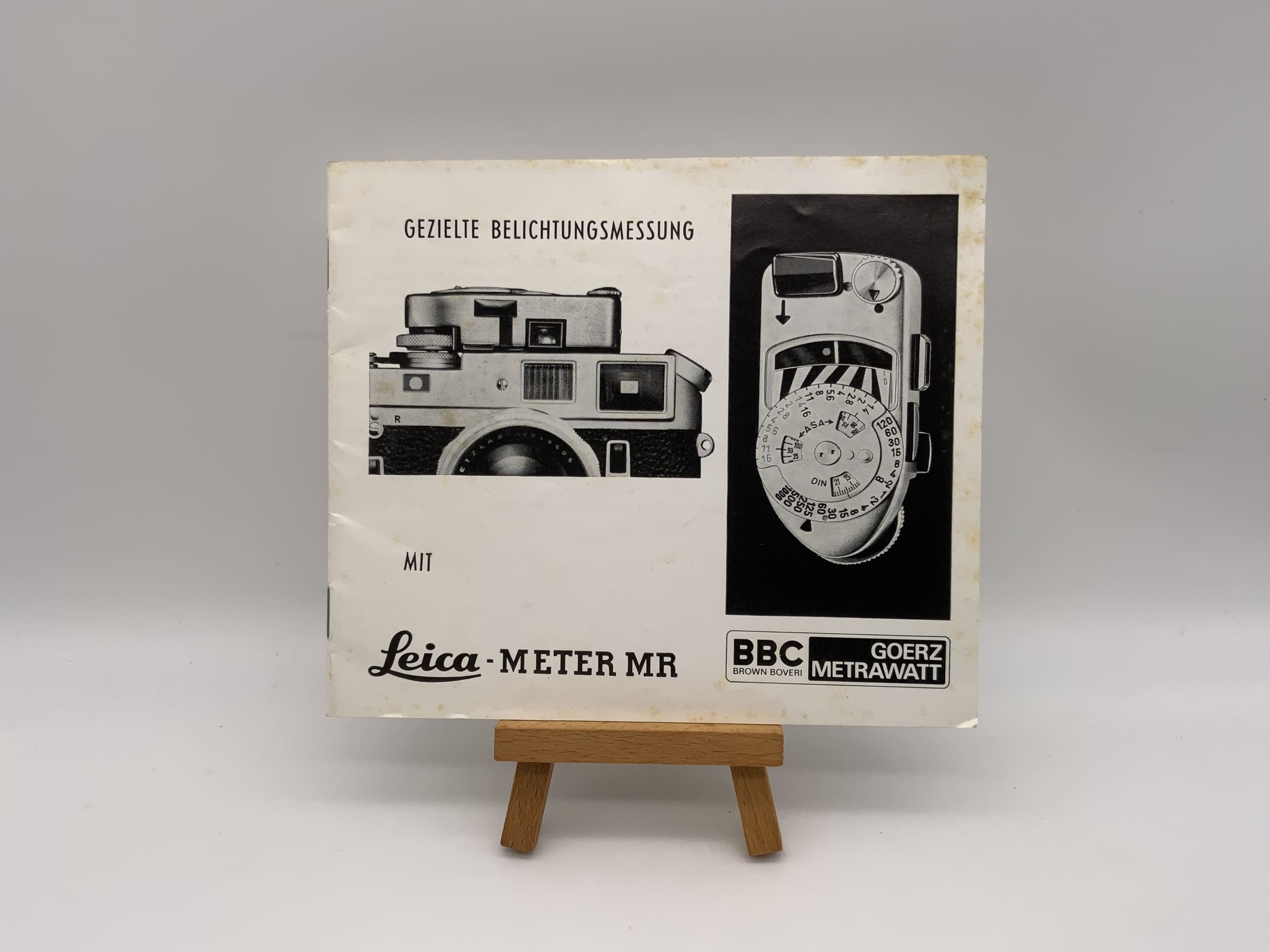 Leica Meter MR Targeted Exposure Metering BBC Goerz User Manual German