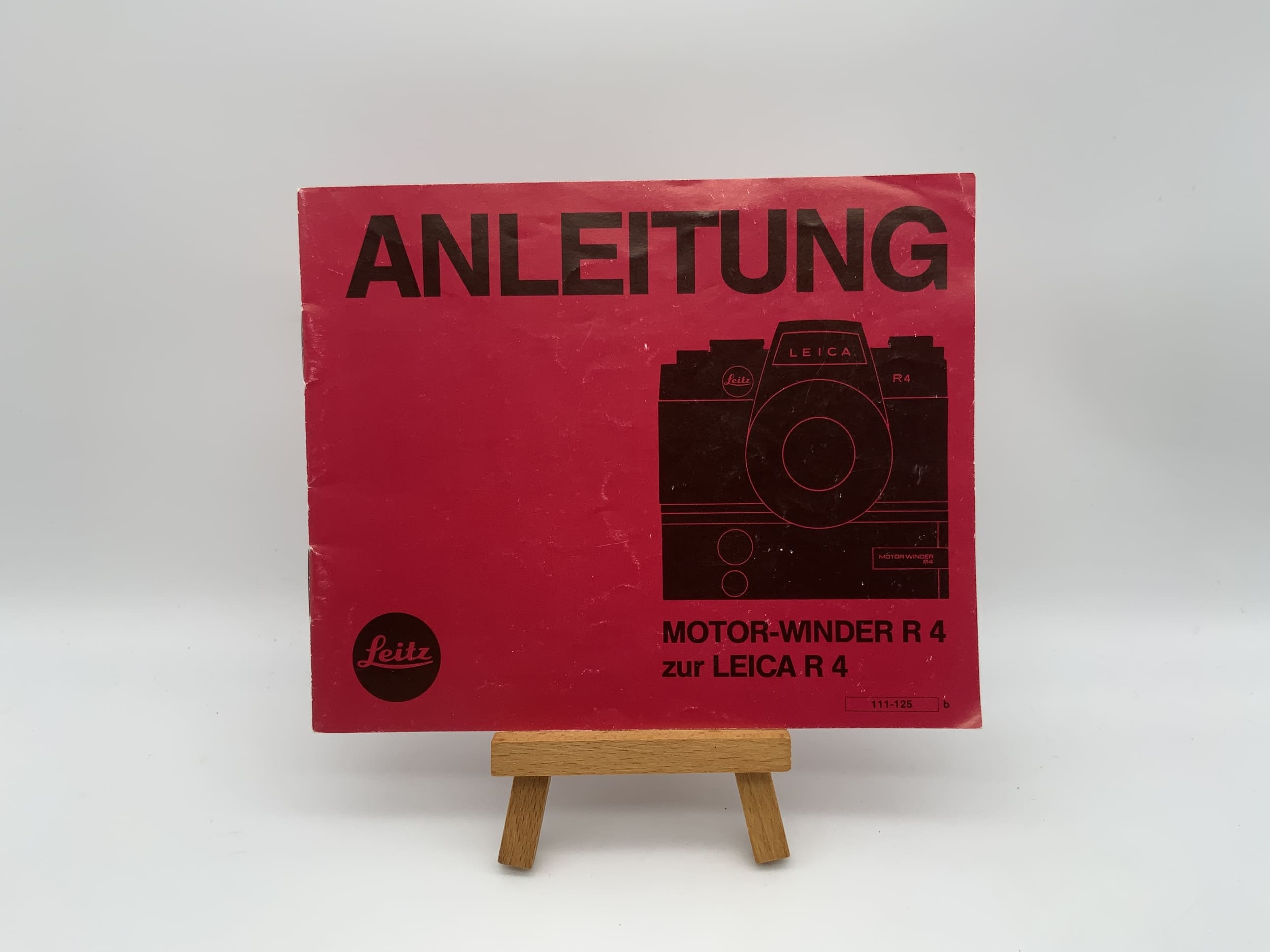 Leica Motor Winder R4 for Leica R4 (111-125b) Operating Instructions German