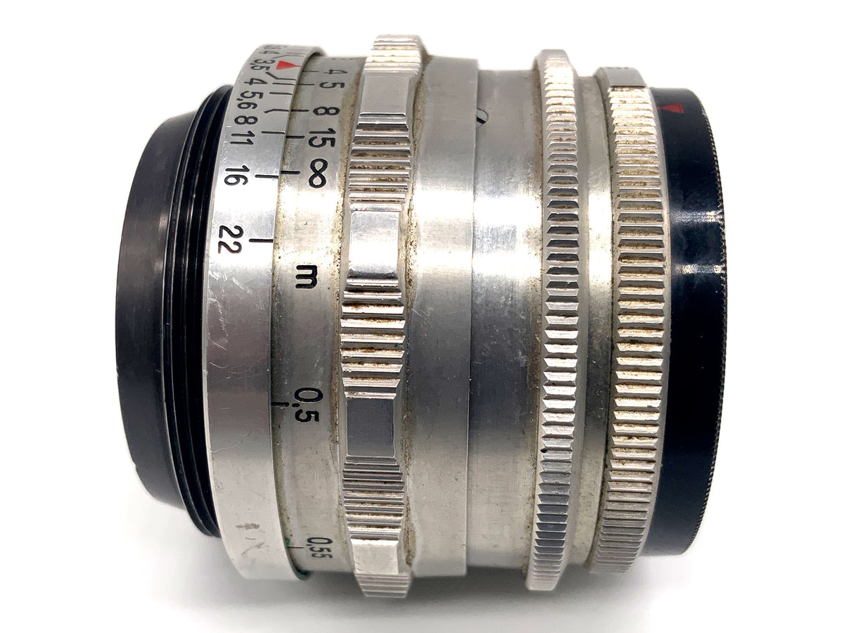 Carl Zeiss Jena Tessar 14 Blades red T 50mm 1:3.5 Objektiv Festbrennweite (M42)
