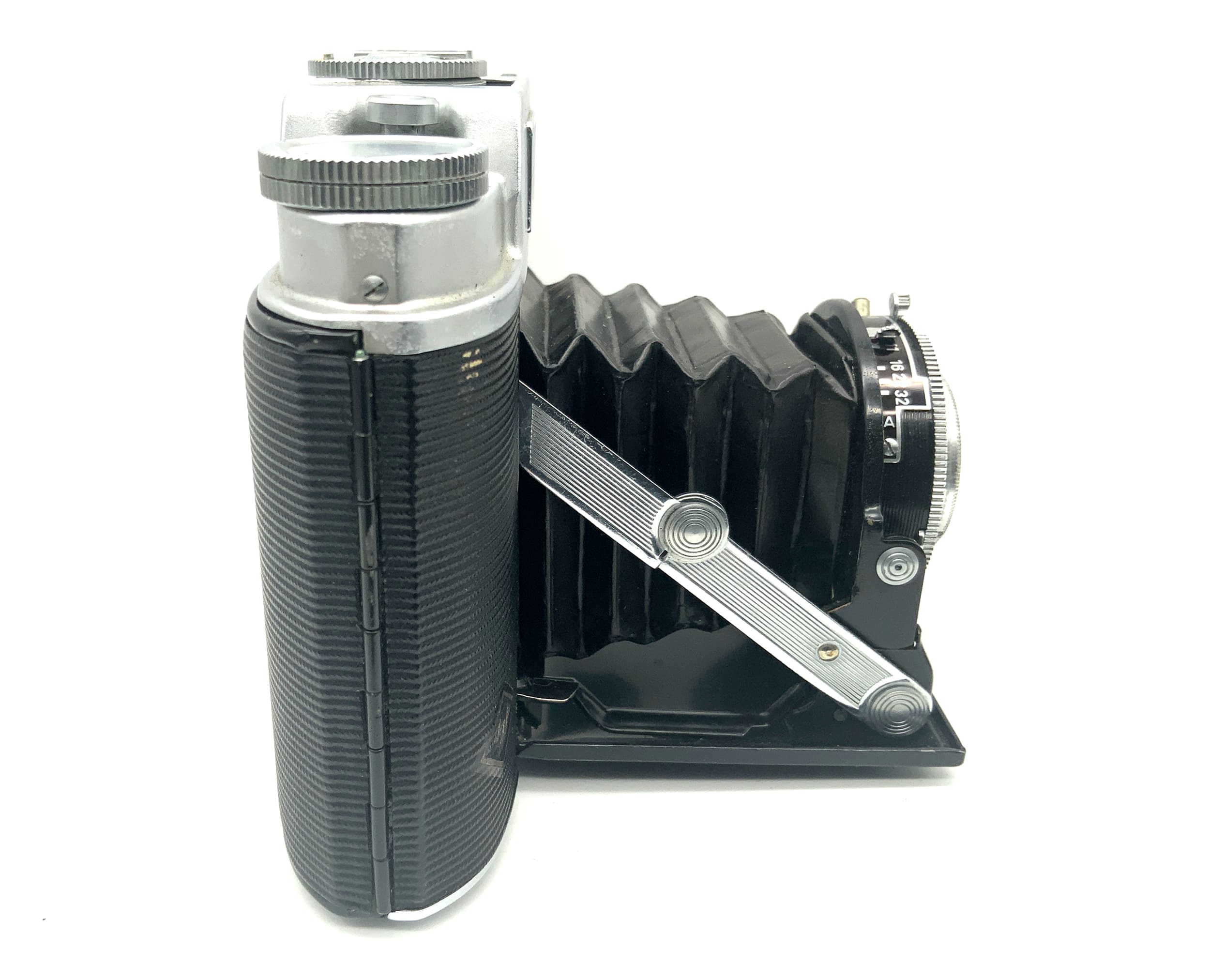 Agfa Isolette L Klappkamera mit Color Apotar 85mm 1:4.5 6x6 Analogkamera