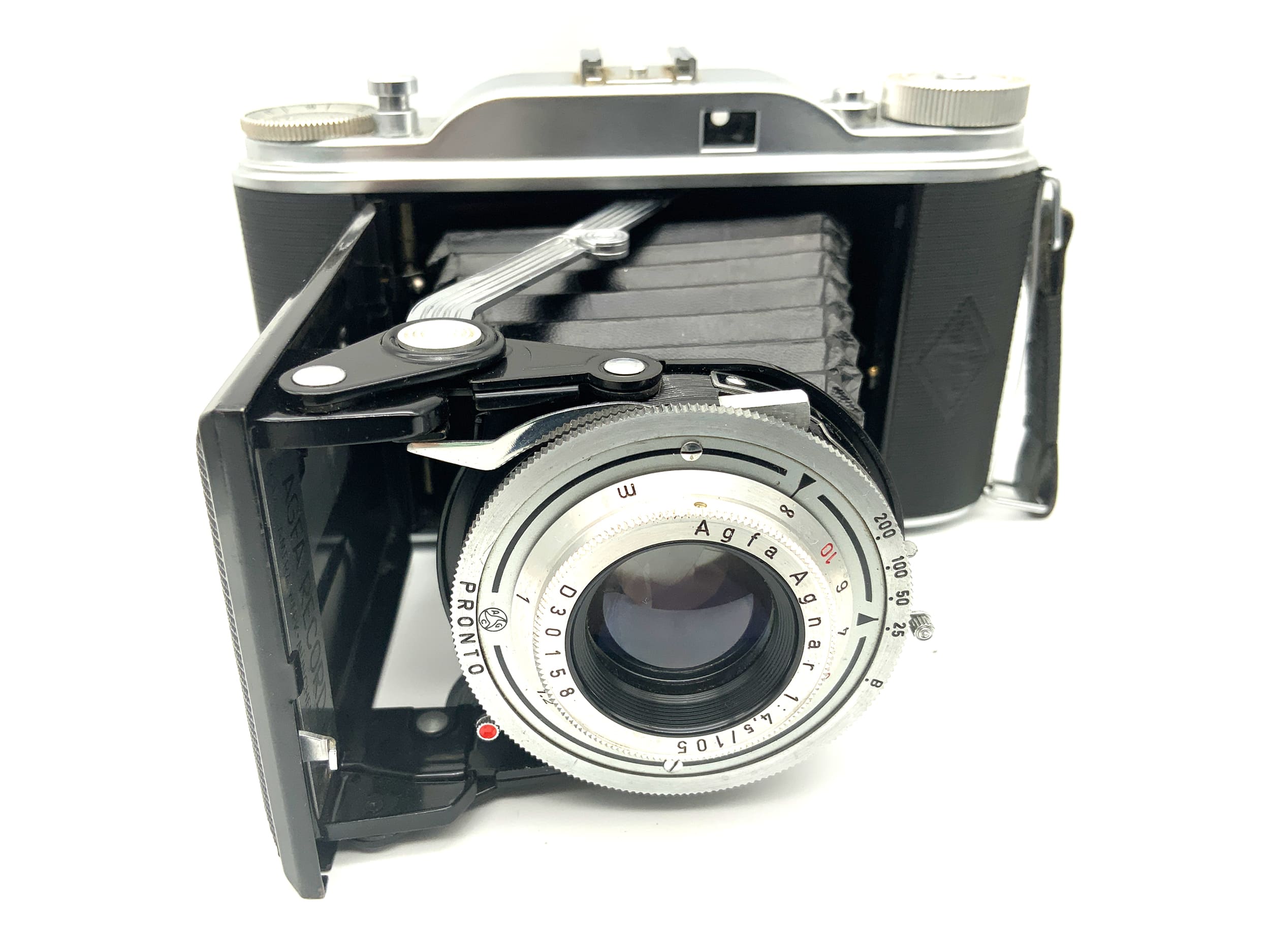 Agfa Record II Klappkamera mit Agnar 105mm 1:4.5 Analogkamera