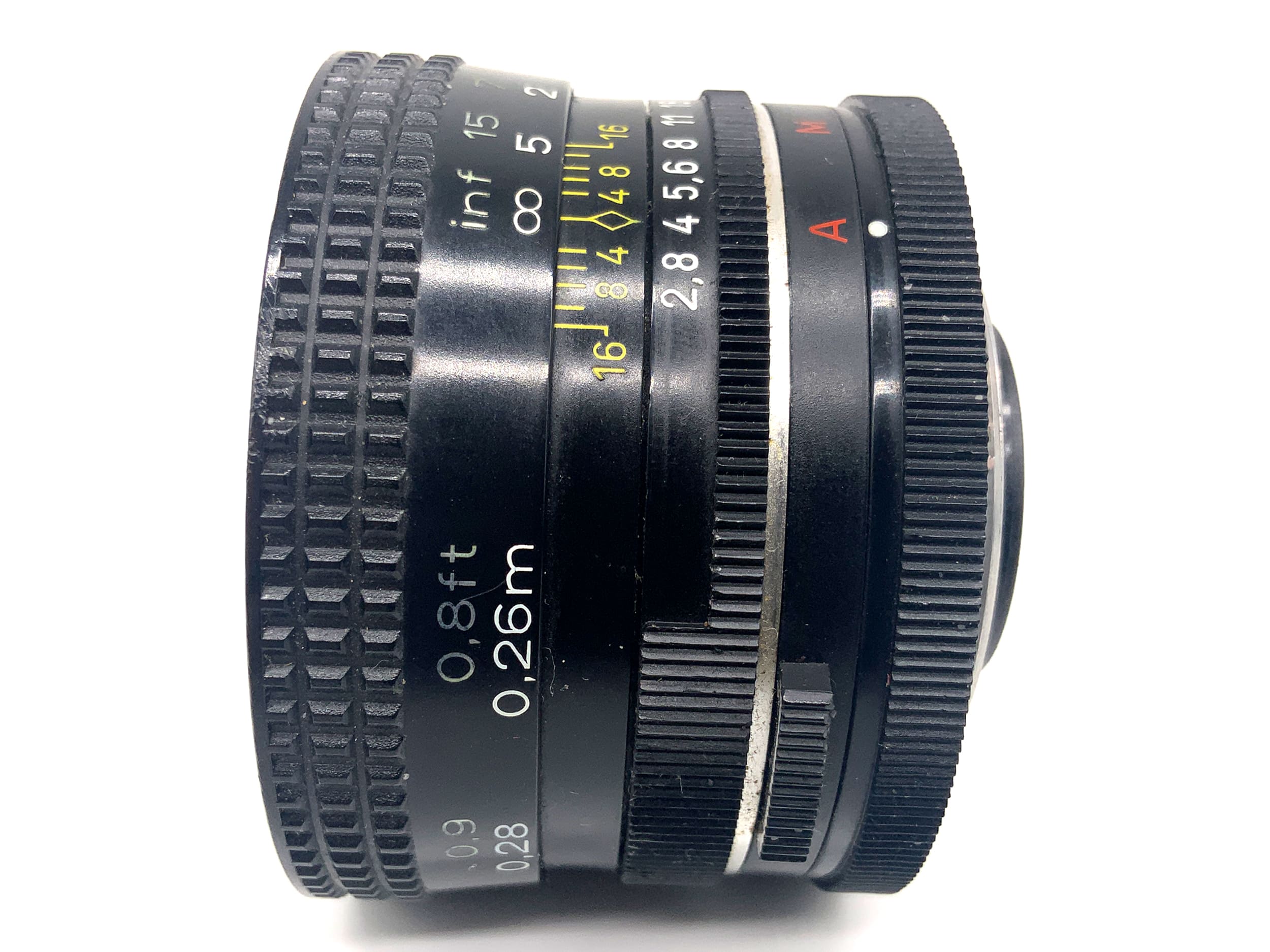 Porst Macro Weitwinkel MC auto 35mm 1:2.8 Objektiv Festbrennweite (M42)