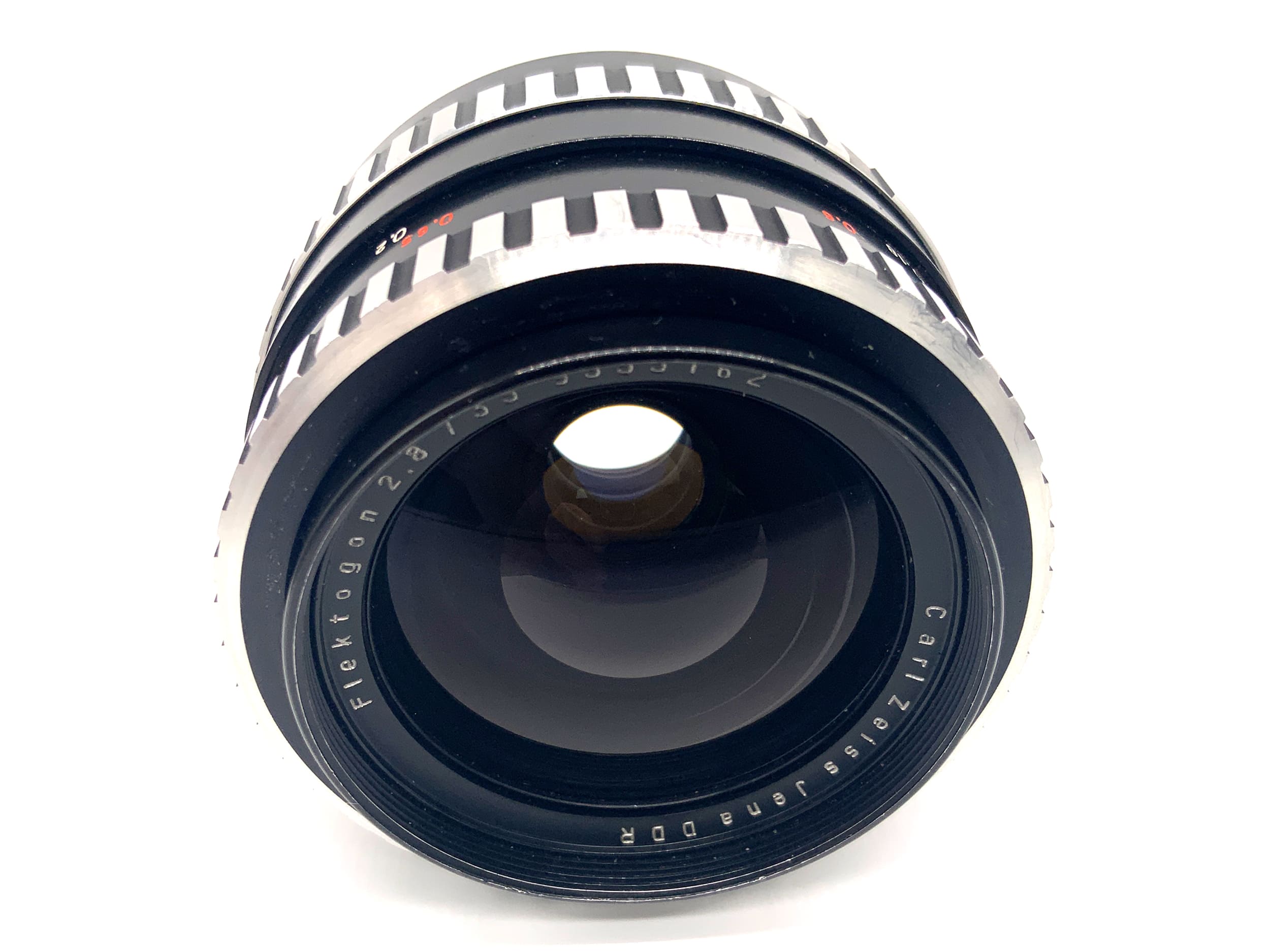 Carl Zeiss Jena Flektogon 35mm 1:2.8 Objektiv Zebra Festbrennweite (M42)