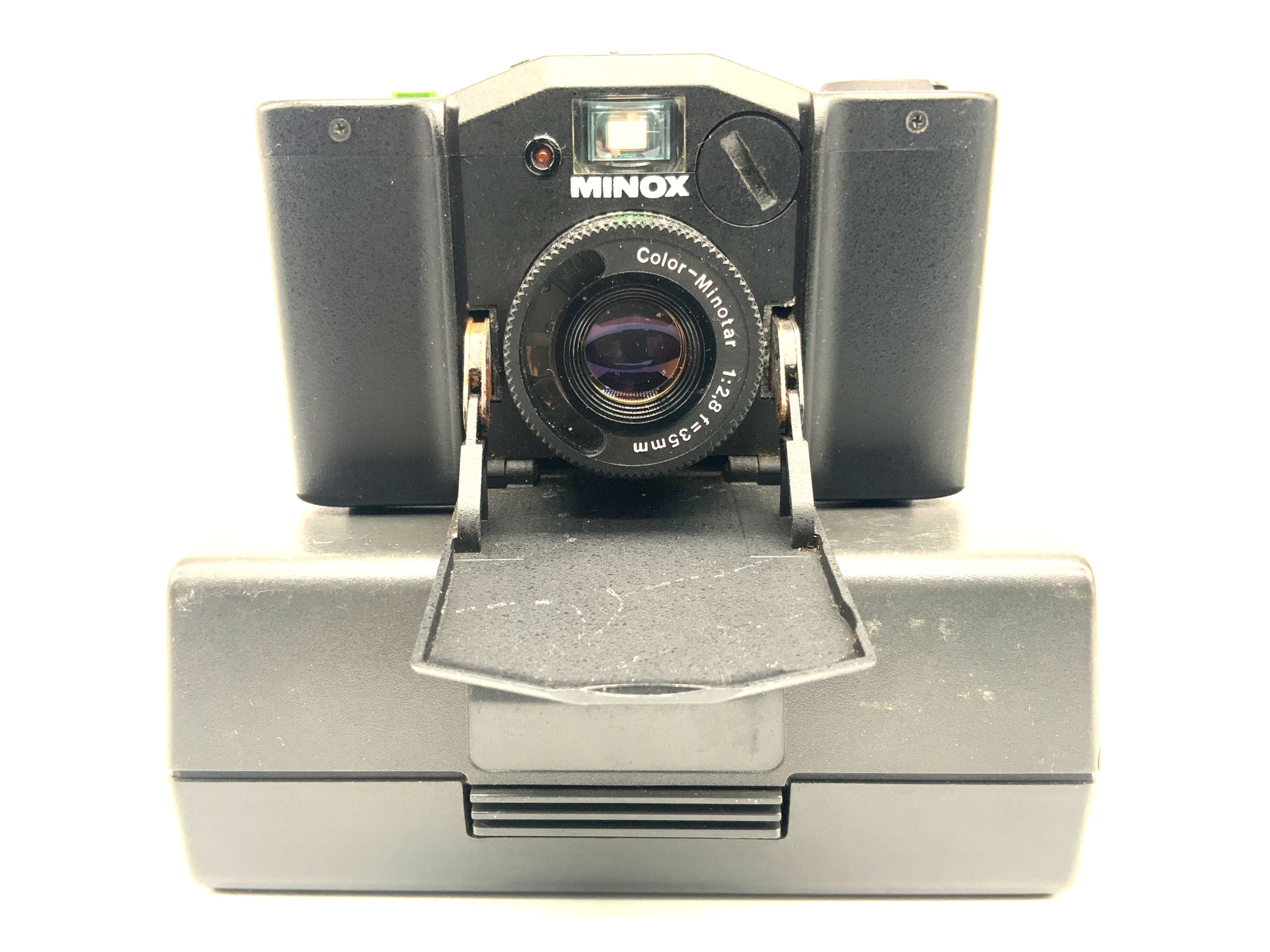 MINOX 35 GSE Sucherkamera mit Color-Minotar 35mm1:2.8 mit Box Analogkamera