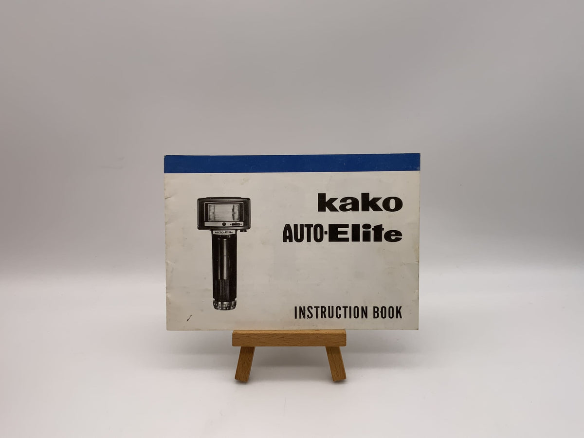 Kako Auto-Elite Instruction Book User Manual English