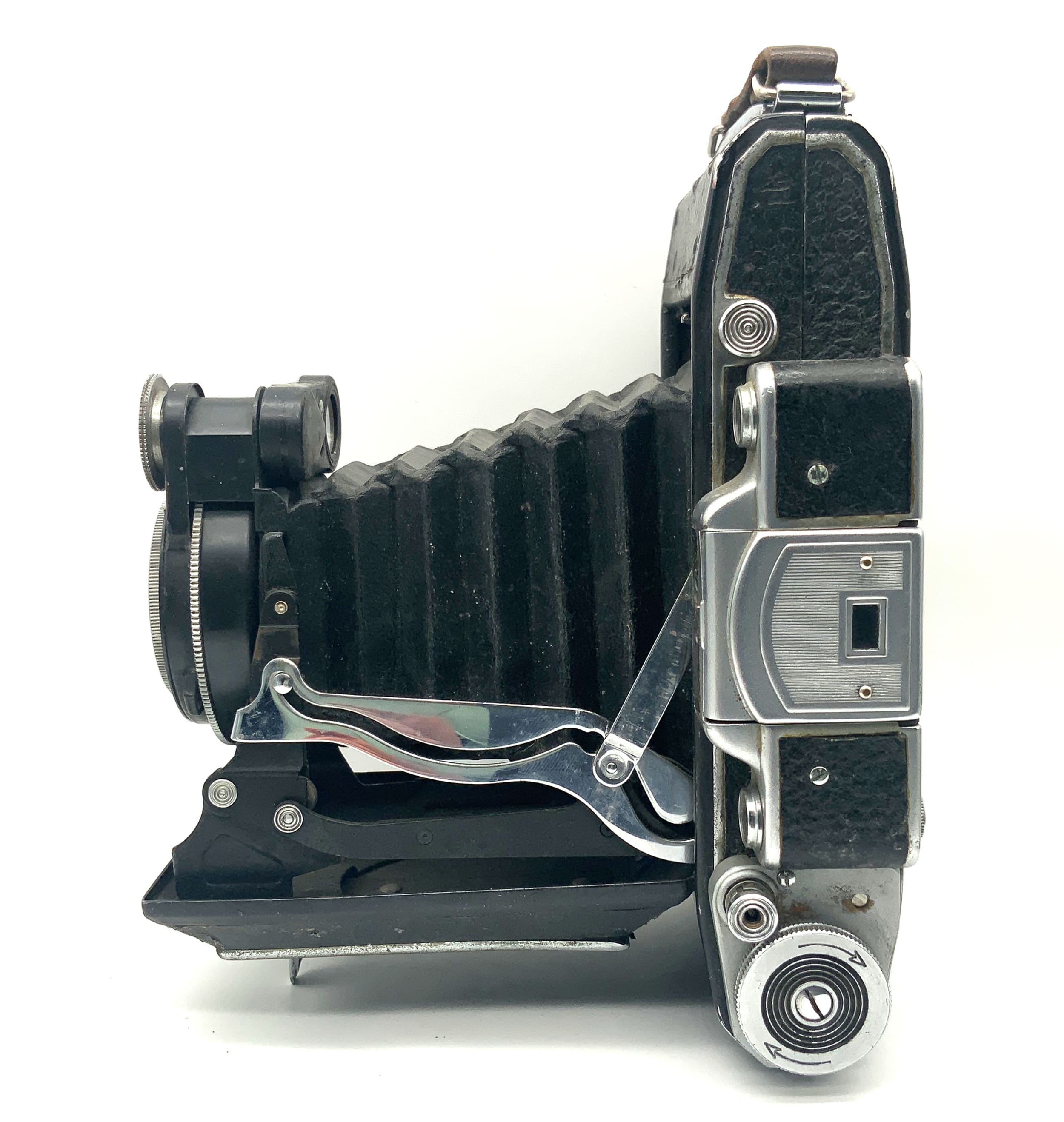 KMZ Moskva 1 Klappkamera mit Industar-23 11cm 1:4.5 Messsucher Rangefinder