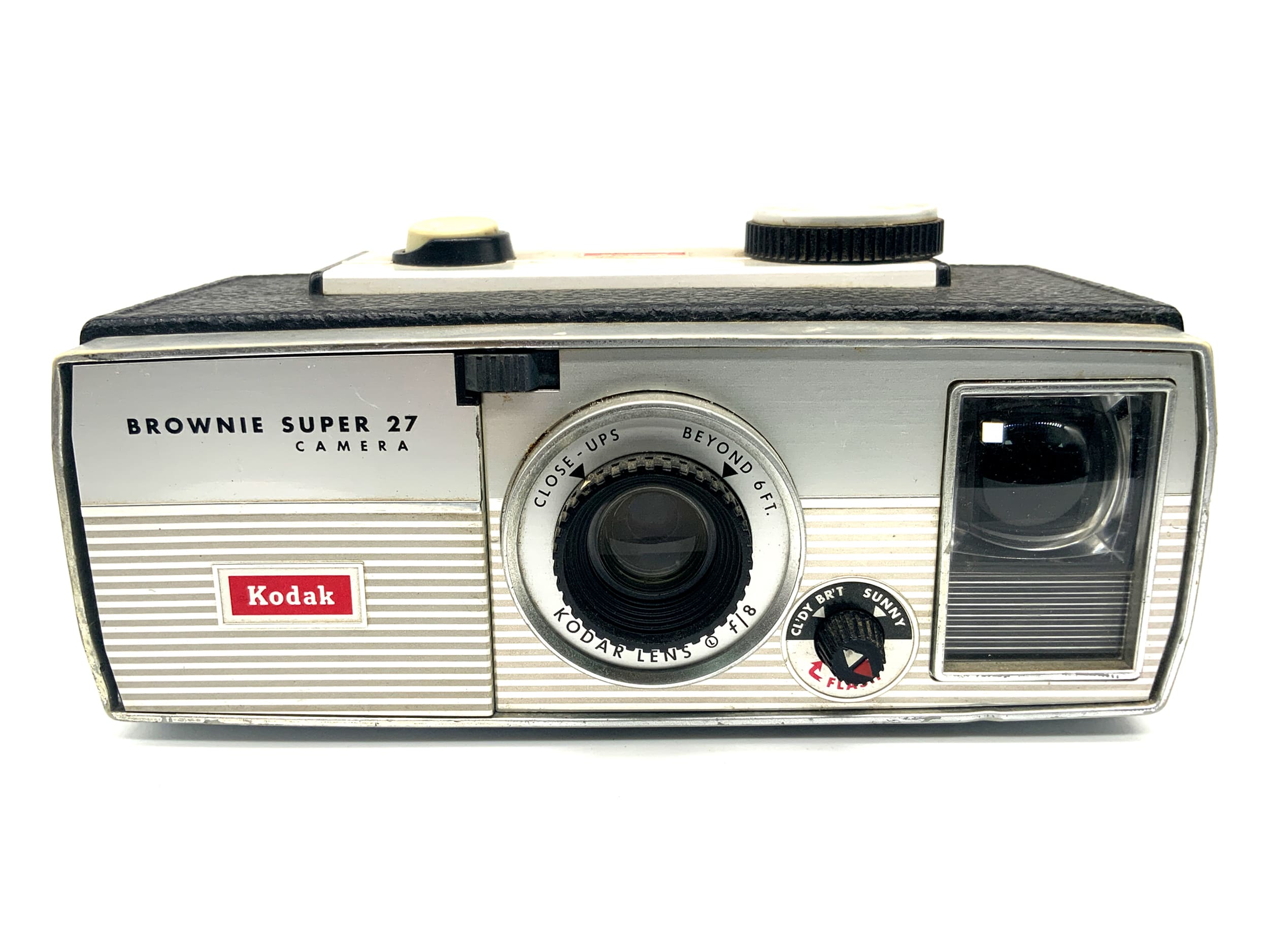 Kodak Brownie Super 27 Sucherkamera mit Kodal Lens f/8 Analogkamera