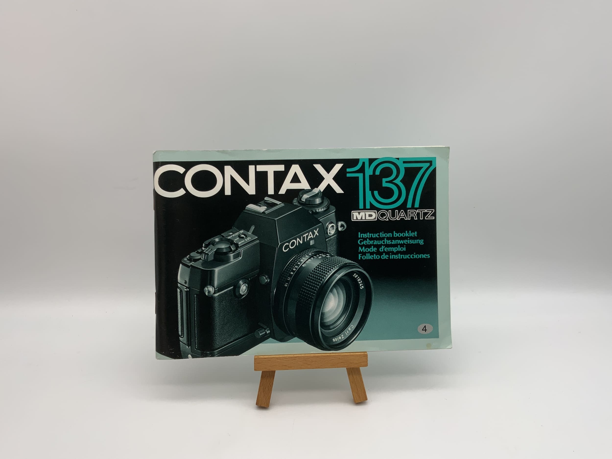 Contax 137 MD Quartz User Manual (German)