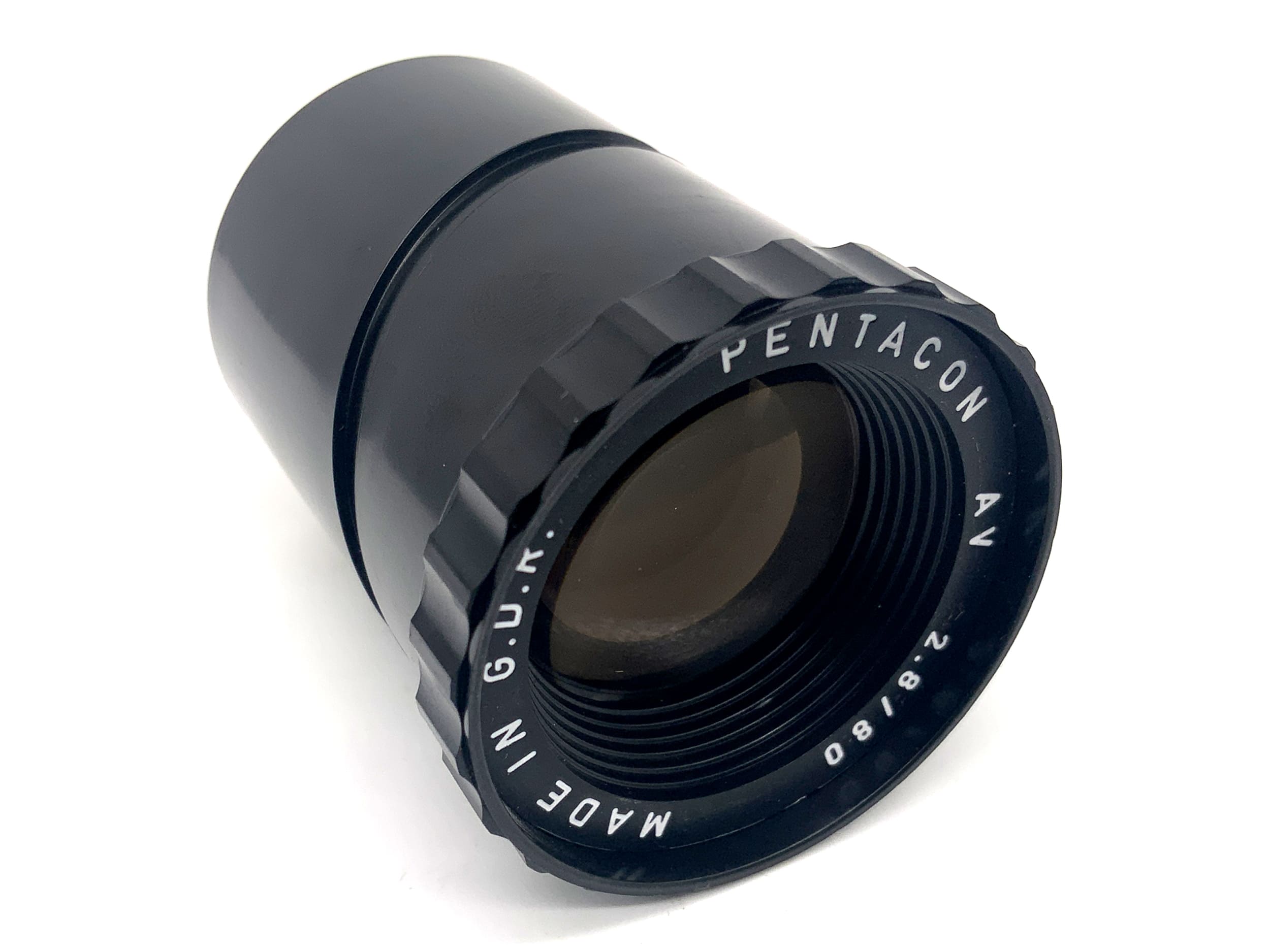 Pentacon AV 80mm 1:2,8 Projektorlinse Lens Linse (Schneckengewinde)
