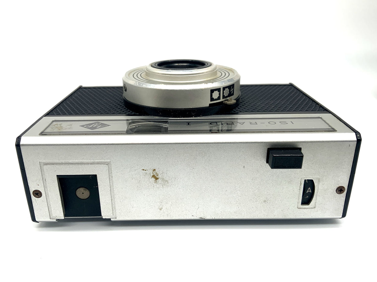 Agfa Iso Rapid I viewfinder camera with Parator compact camera analog camera