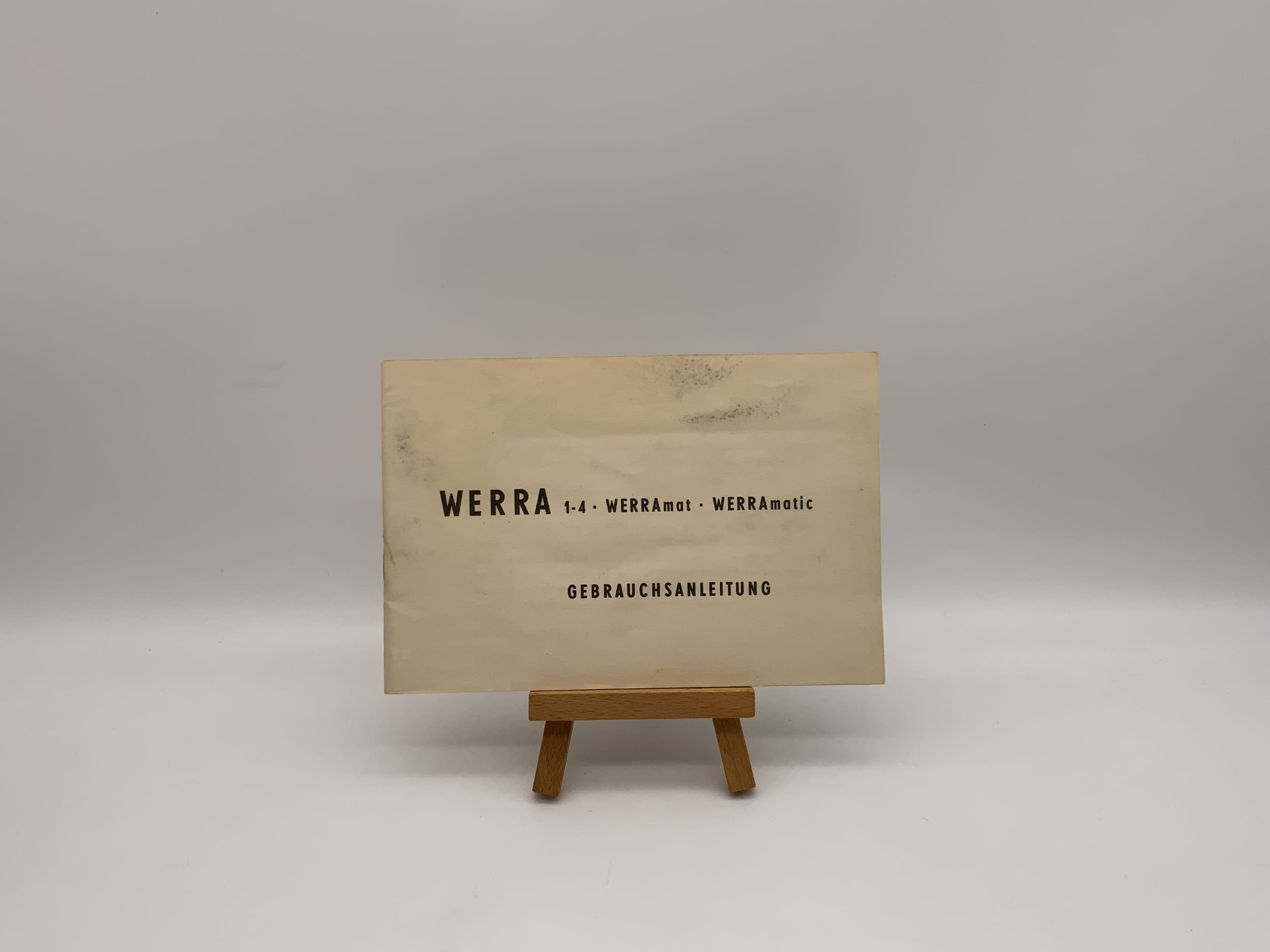 Carl Zeiss Jena Werra Werra 1-4-Werramat Werramatic Operating Instructions German
