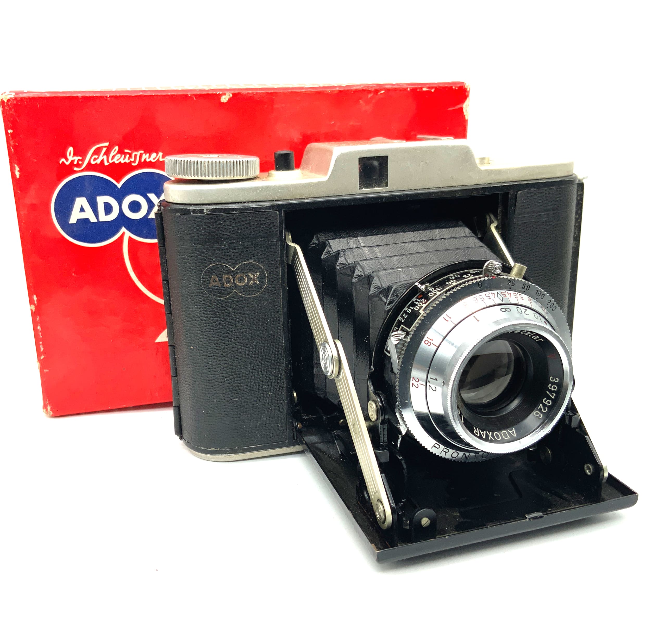 Adox Golf Klappkamera mit Will Wetzlar Adoxar 75mm 1:4.5 red V in OVP