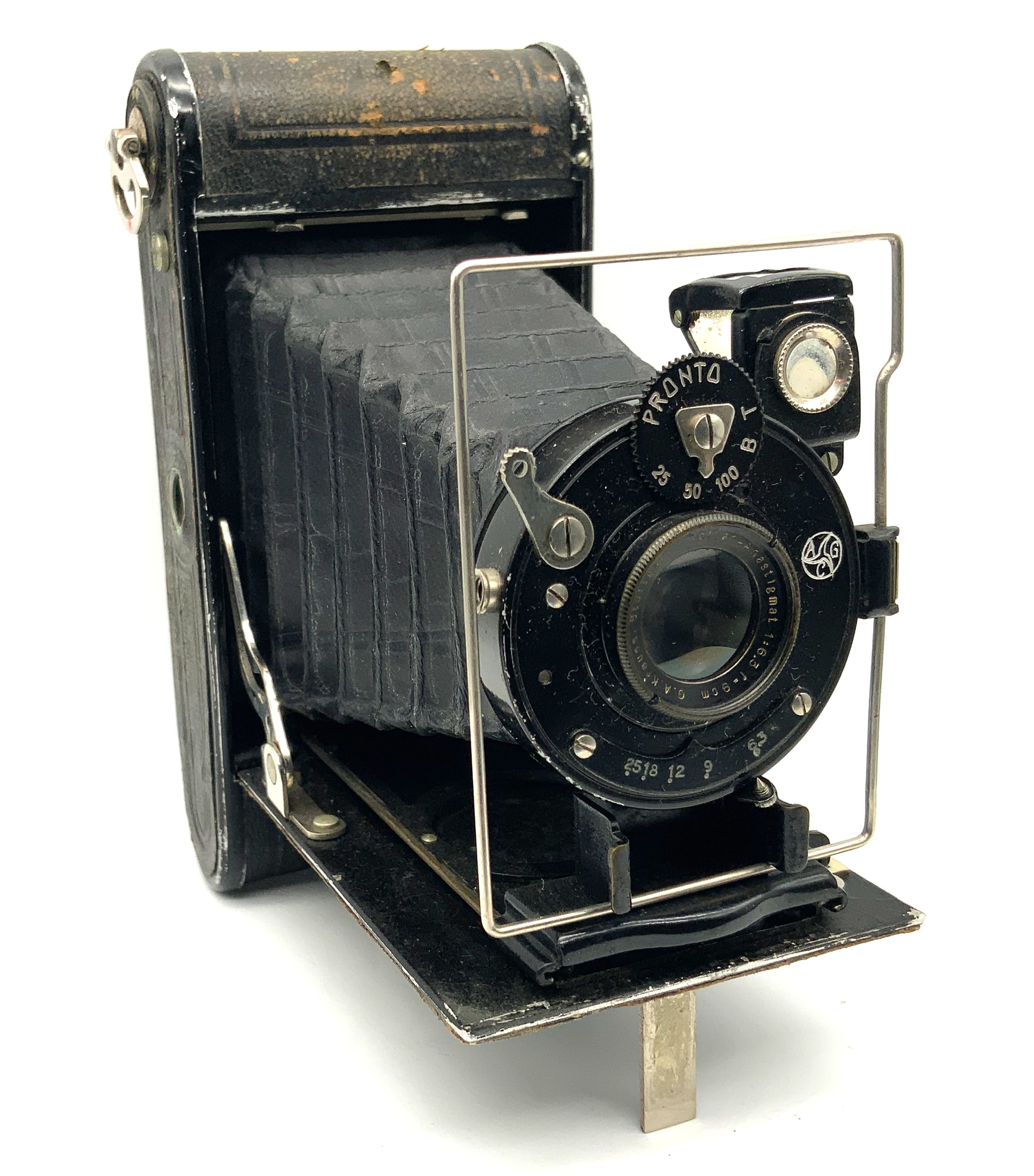 G.A. Kraus Rollette Klappkamera mit Rollar Anastigmat 9cm 1:6.3 Analogkamera