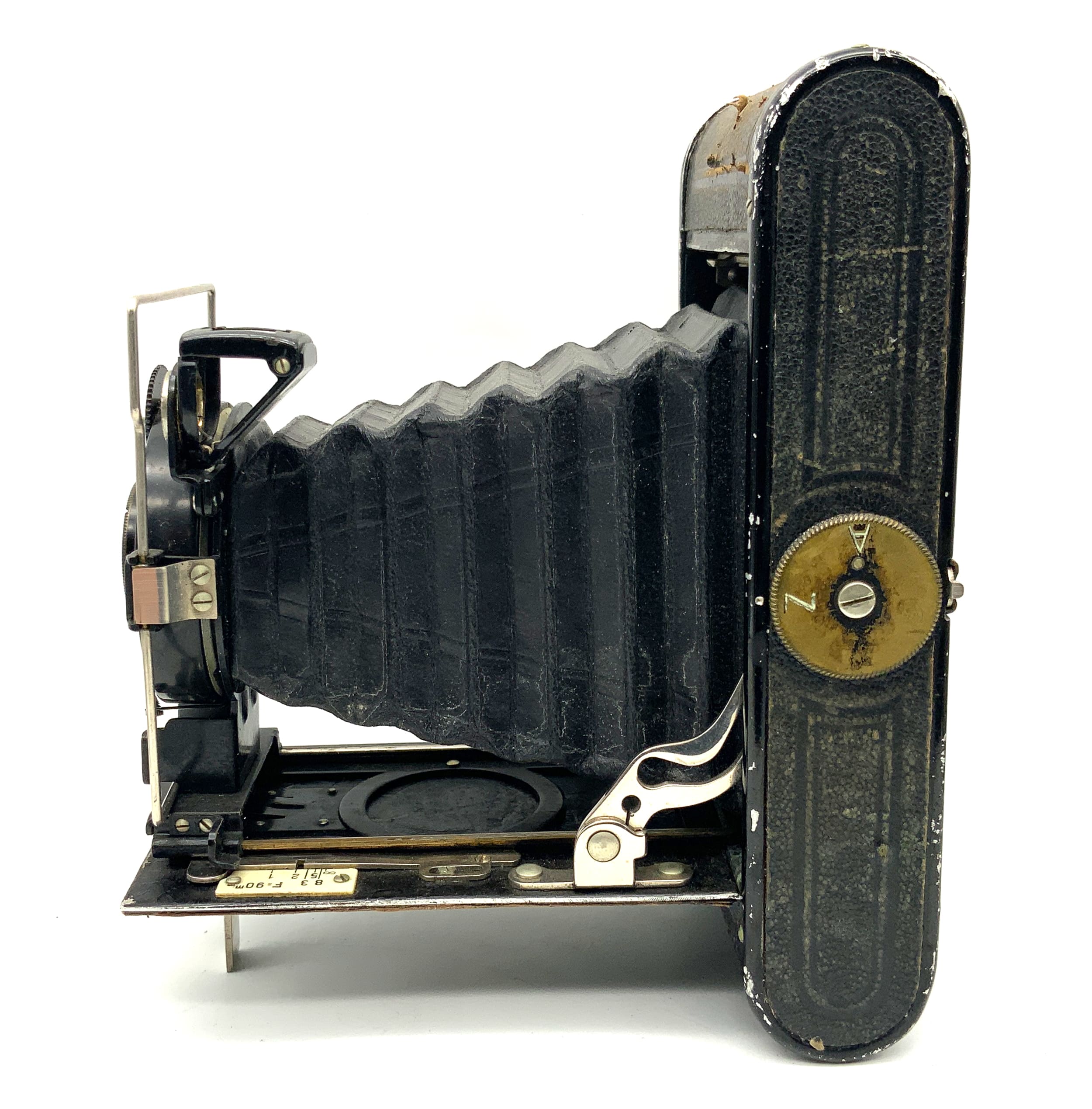 G.A. Kraus Rollette Klappkamera mit Rollar Anastigmat 9cm 1:6.3 Analogkamera