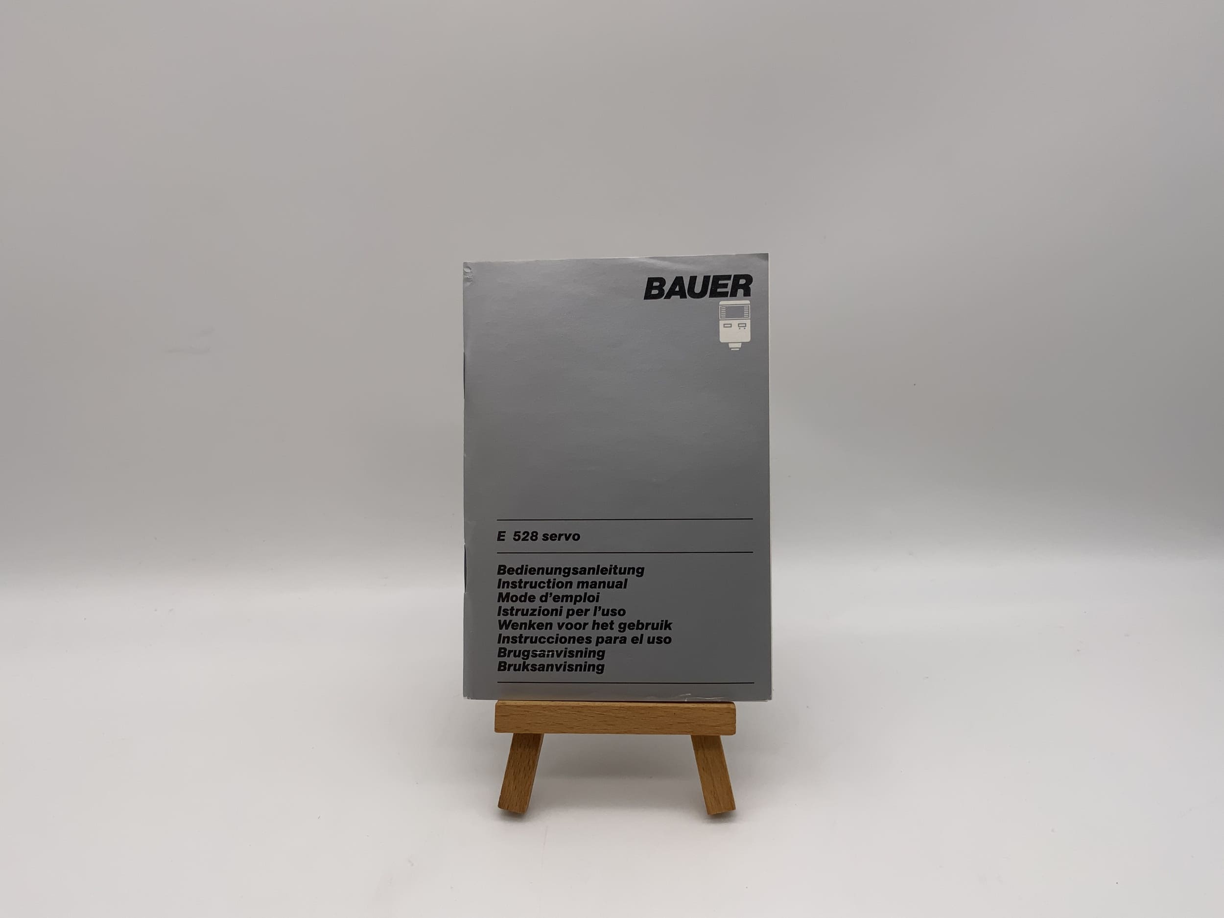 Bauer E 528 Servo Operating Instructions German