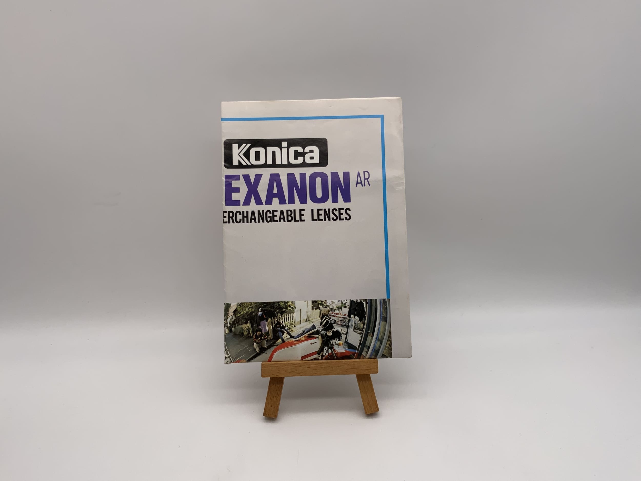 Konica Hexanon Interchangeable Lenses Brochure (German)