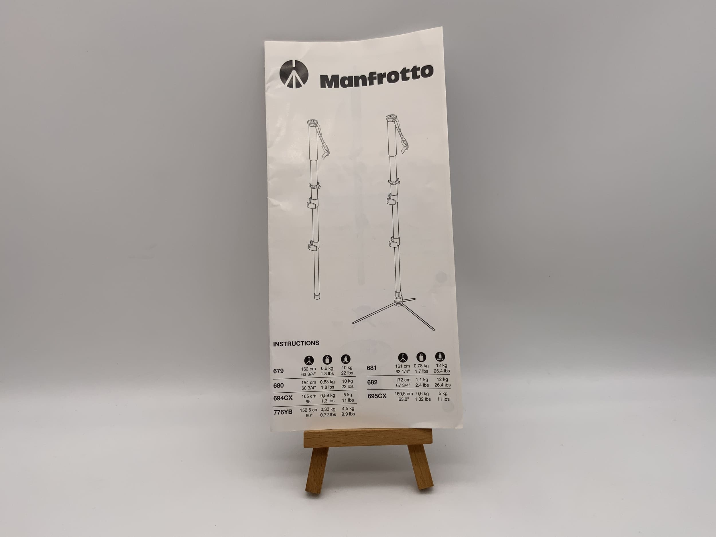 Manfrotto User Manual (German)