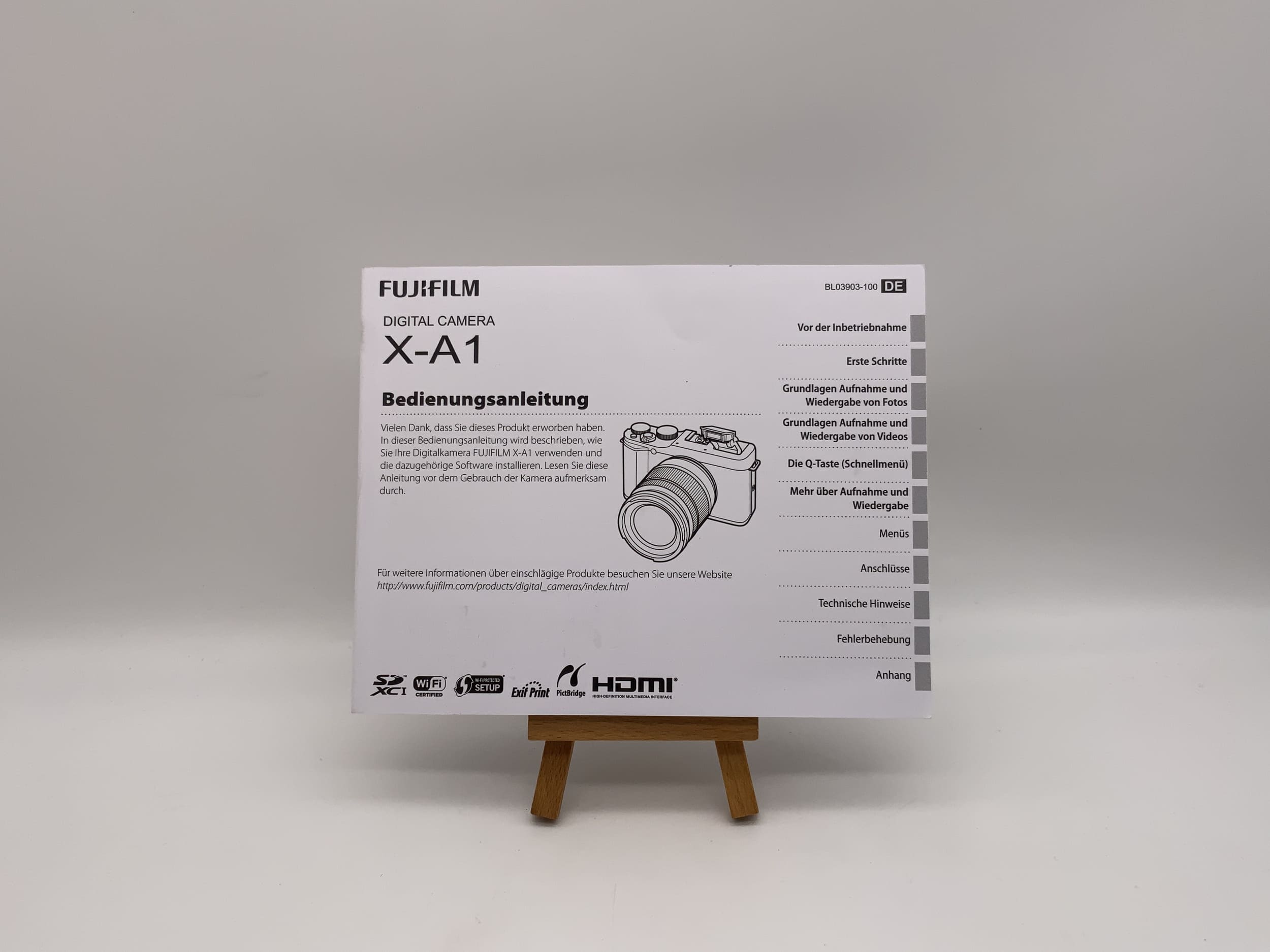 Fujifilm XA 1 User Manual (German)