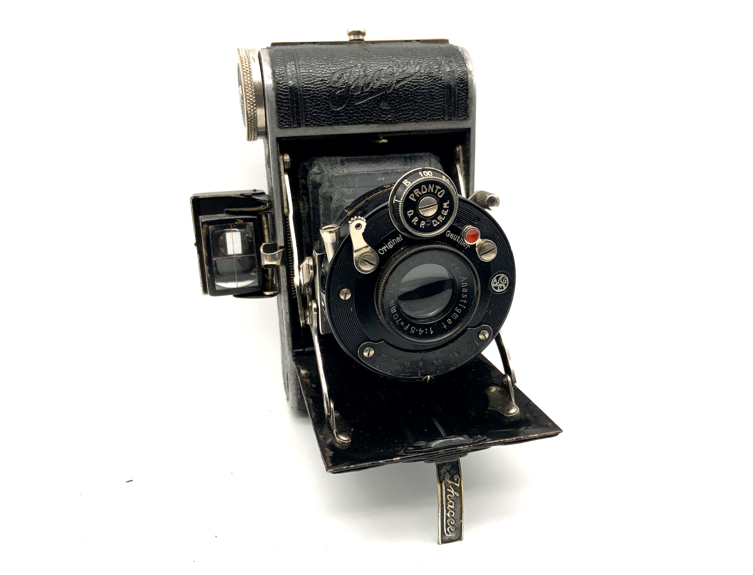 Ihagee Klappkamera mit Anastigmat 70mm 1:4.5 4,5x6 Analogkamera