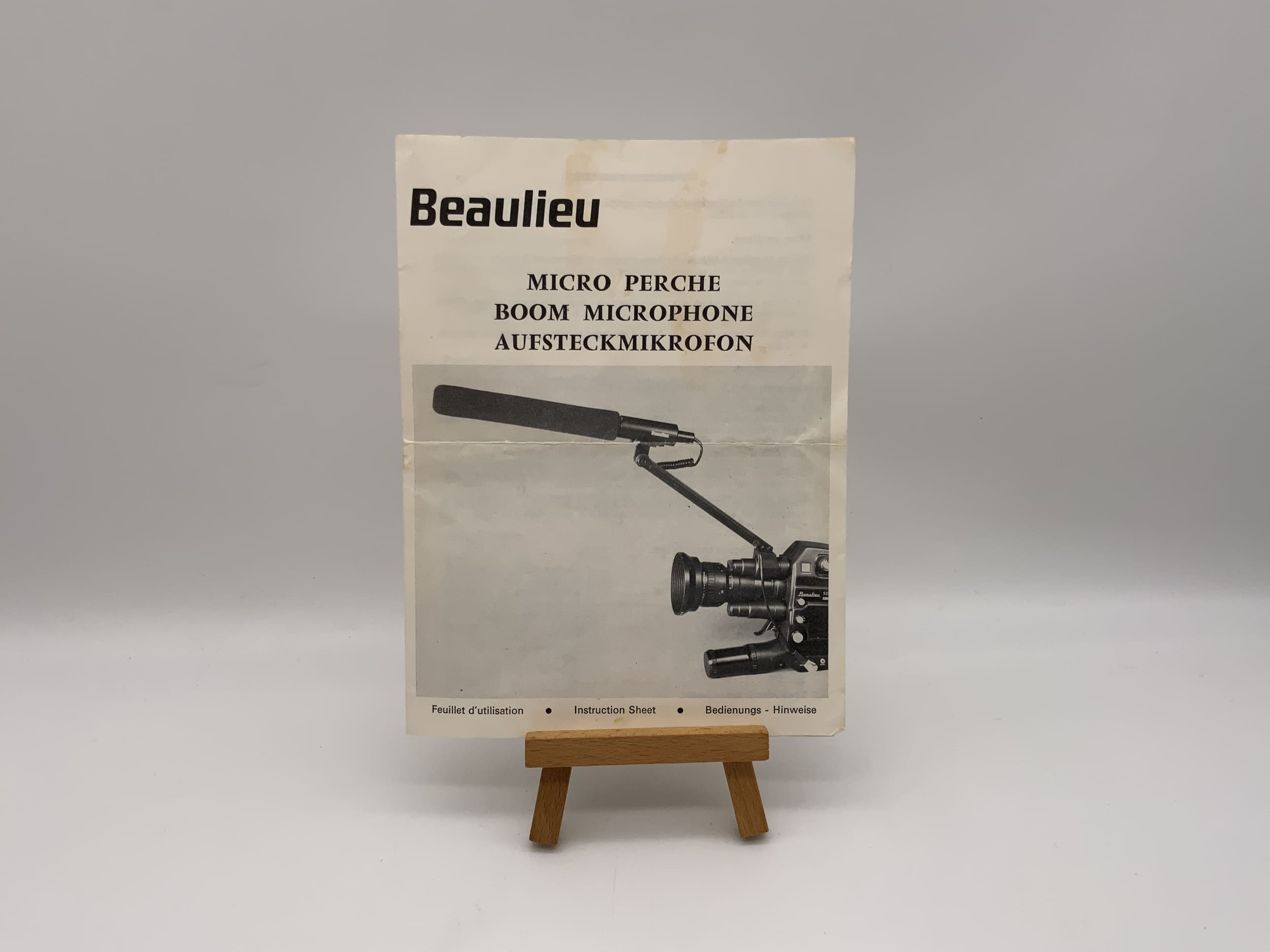 Beaulieu Clip-on Microphone User Manual (German)