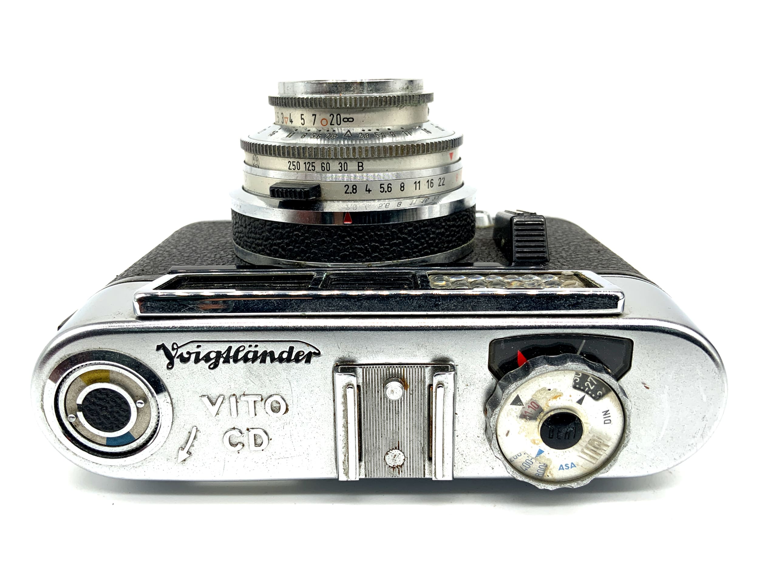 Voigtländer Vito CD Sucherkamera mit Lanthar 2.8/50 Pronto 250 S Analogkamera