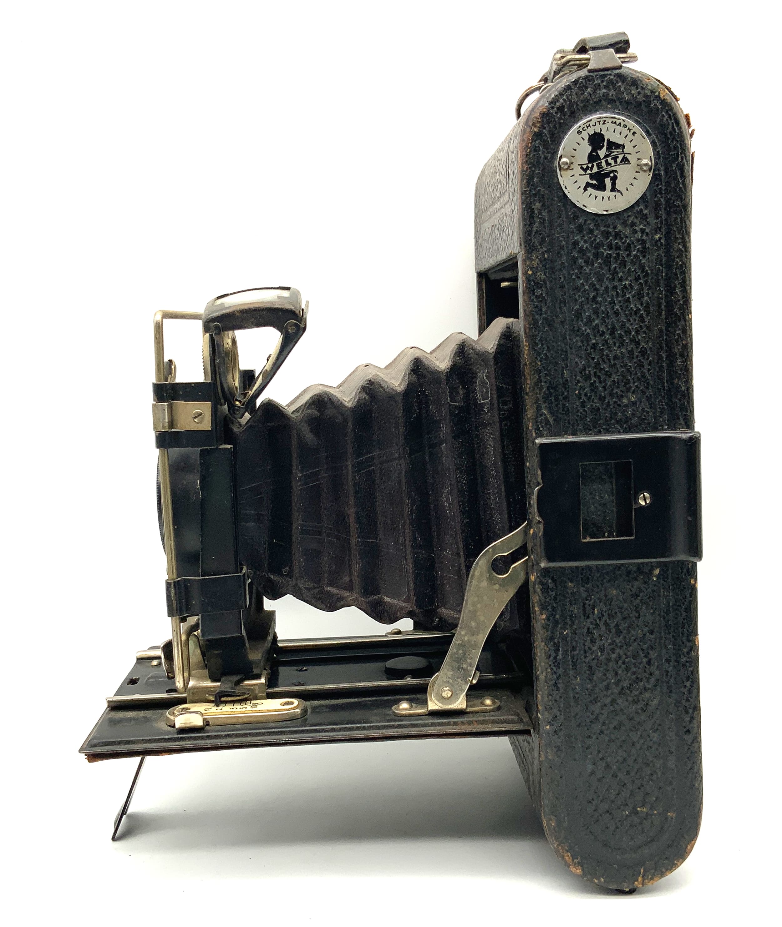 Welta Klappkamera mit Enna München Ennastigmat 10,5cm 1:6.3 Analogkamera