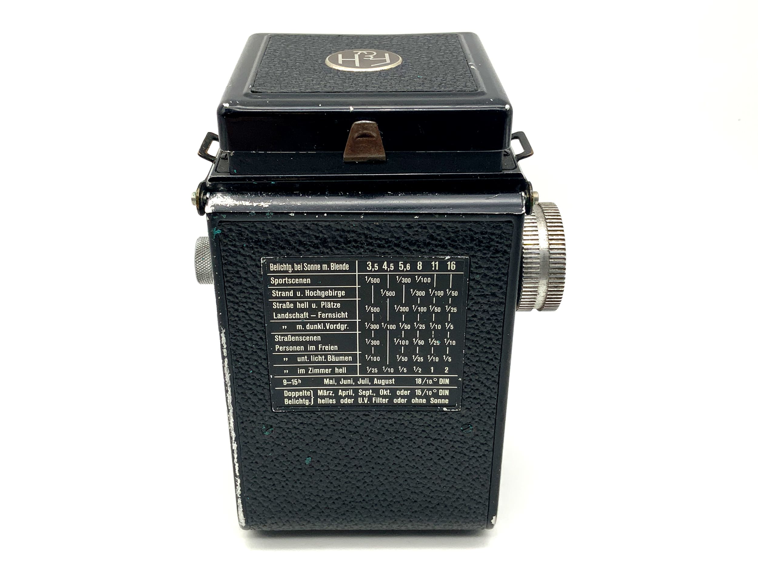 Rollei F&amp;H Rolleicord TLR with Triotar 7.5cm 1:3.5 twin-lens reflex analog camera