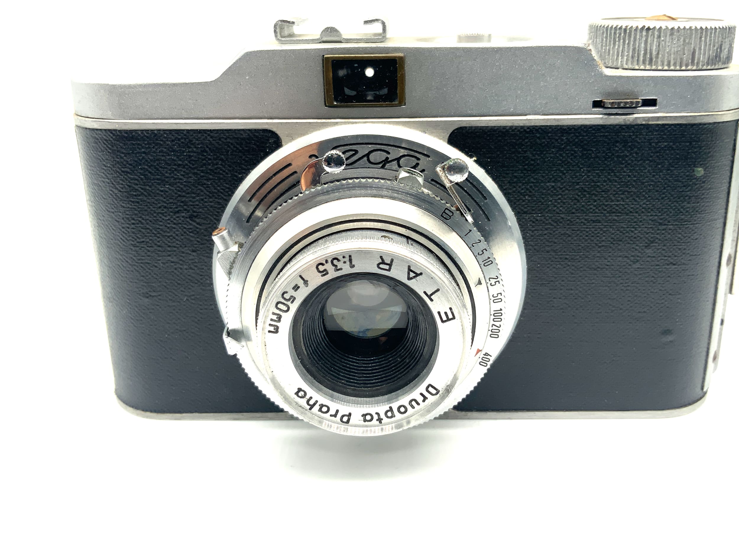 Druopta vega Sucherkamera mit Etar 50mm 1:3.5 Kompaktkamera Analogkamera