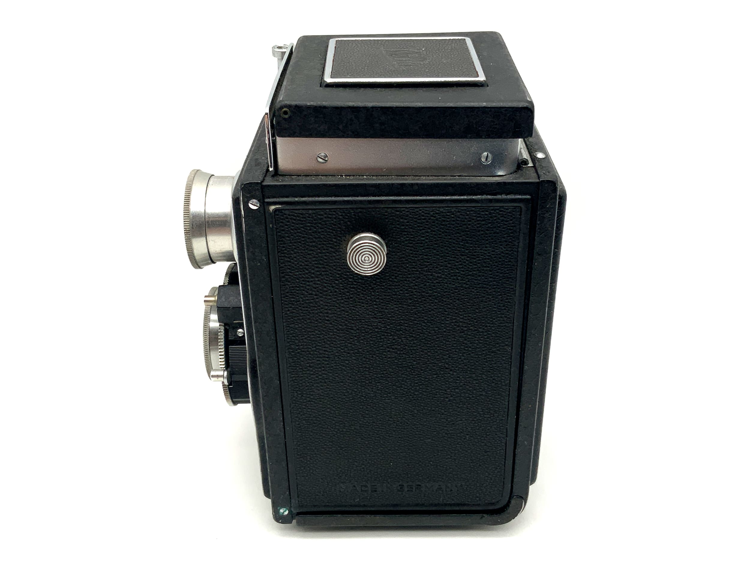 Welta Reflexiona II TLR with ROW Pololyt 75mm 1:3.5 red V two-lens analog camera