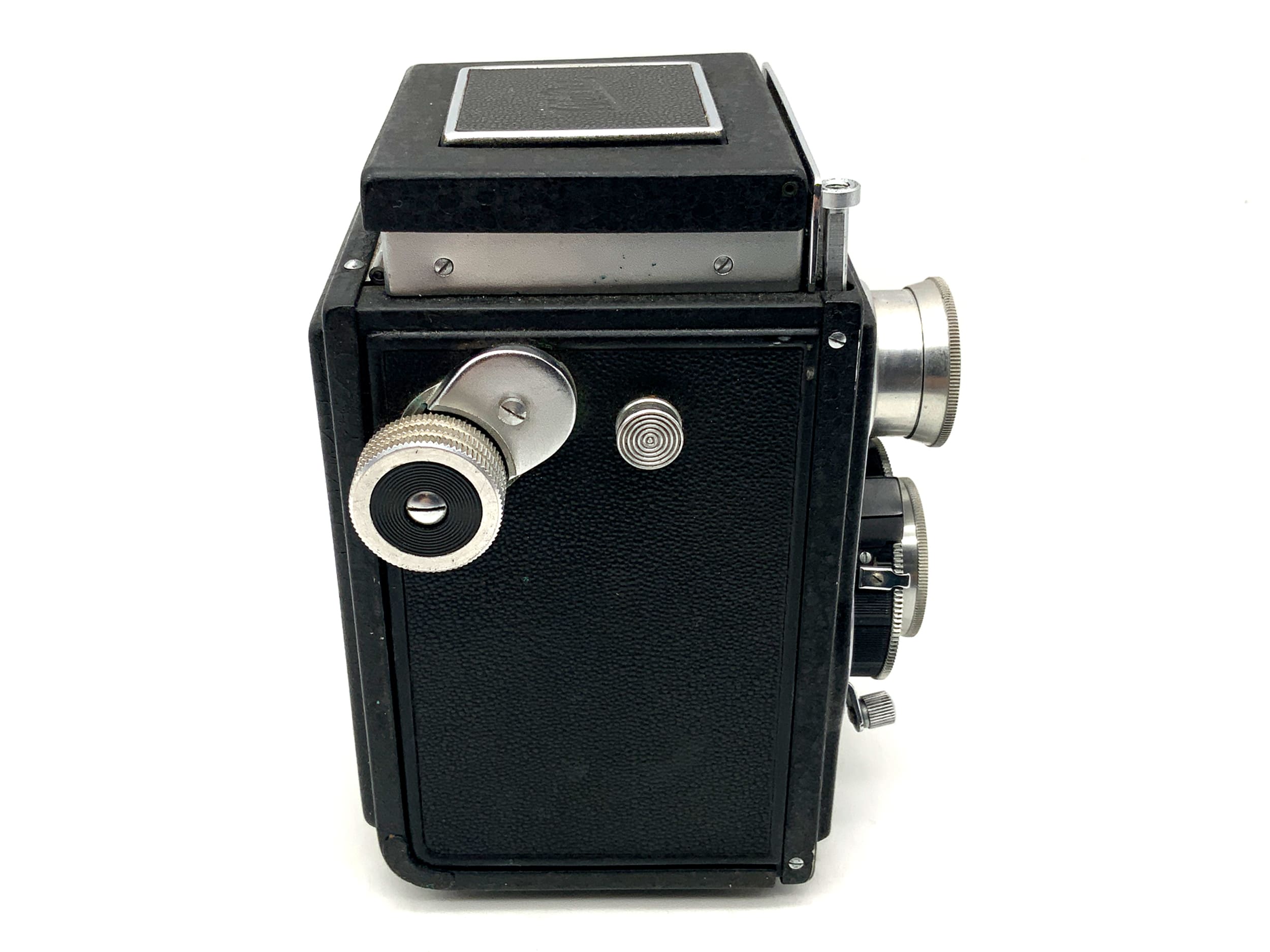 Welta Reflexiona II TLR with ROW Pololyt 75mm 1:3.5 red V two-lens analog camera