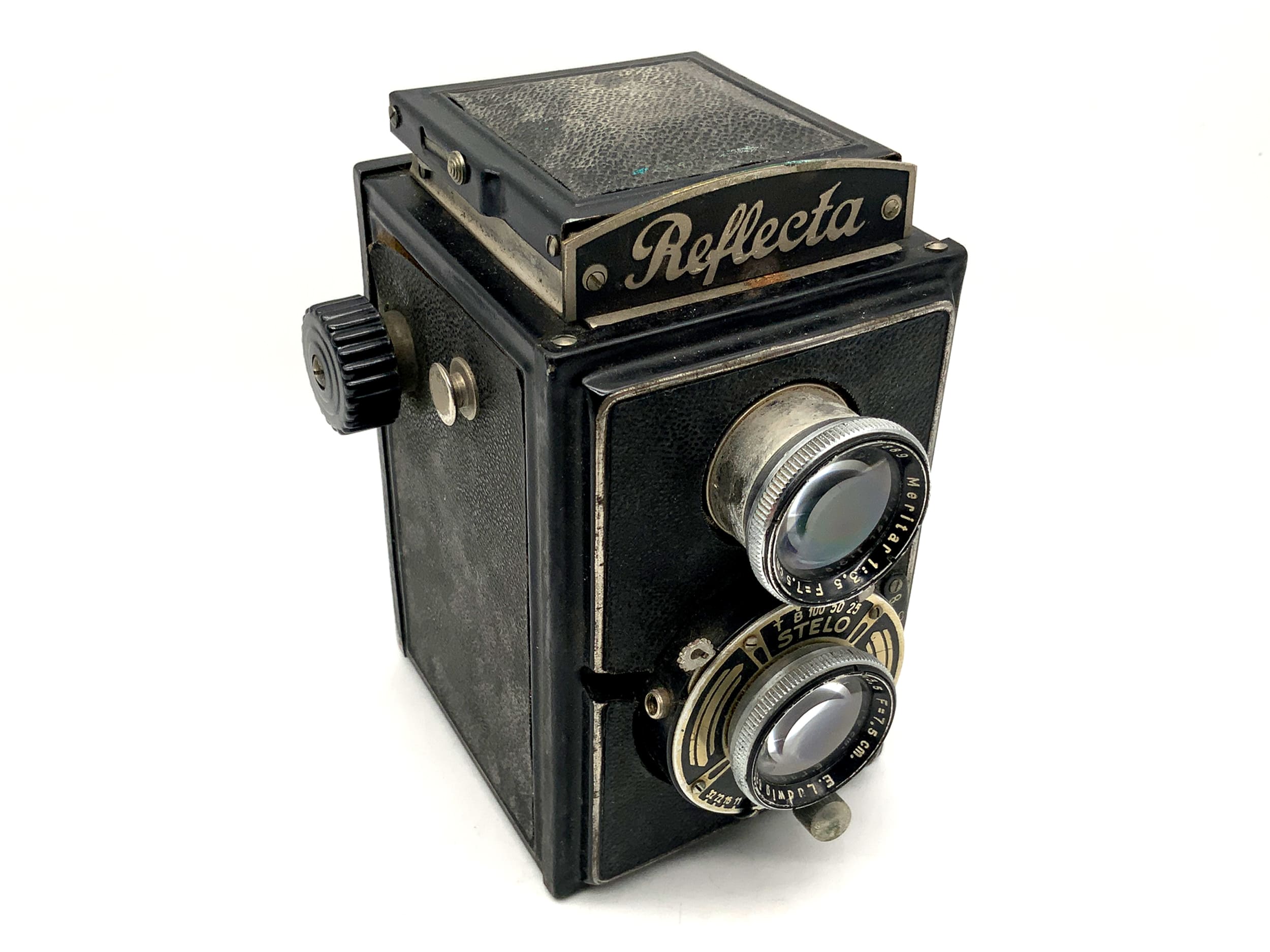Welta Reflexiona TLR with E. Ludwig Meritar 7.5cm 1:3.5 two-lens analog camera