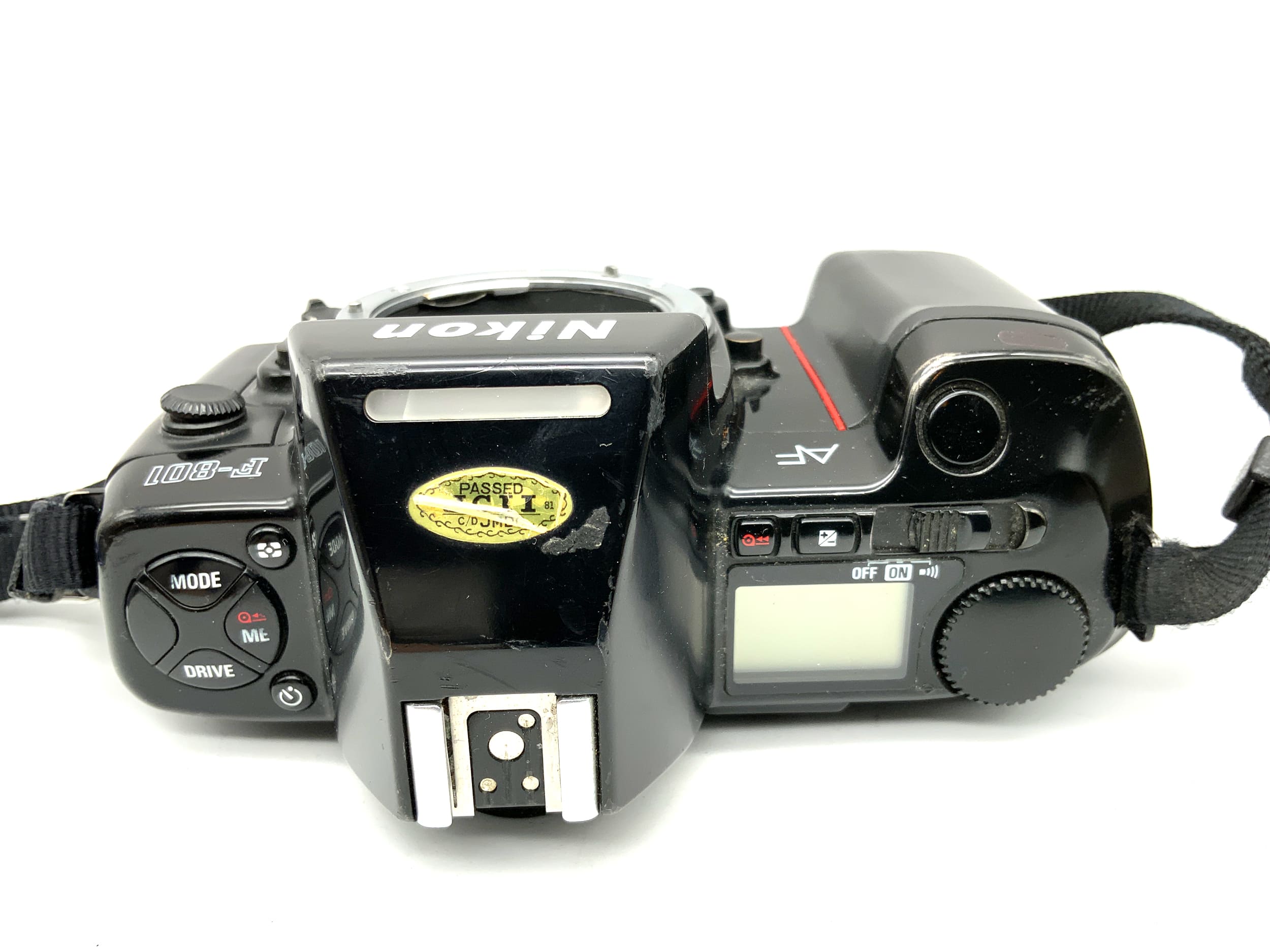 Nikon F-801 SLR mit Data Back Nikon MF-20 35mm SLR analog Body (Nikon AF)