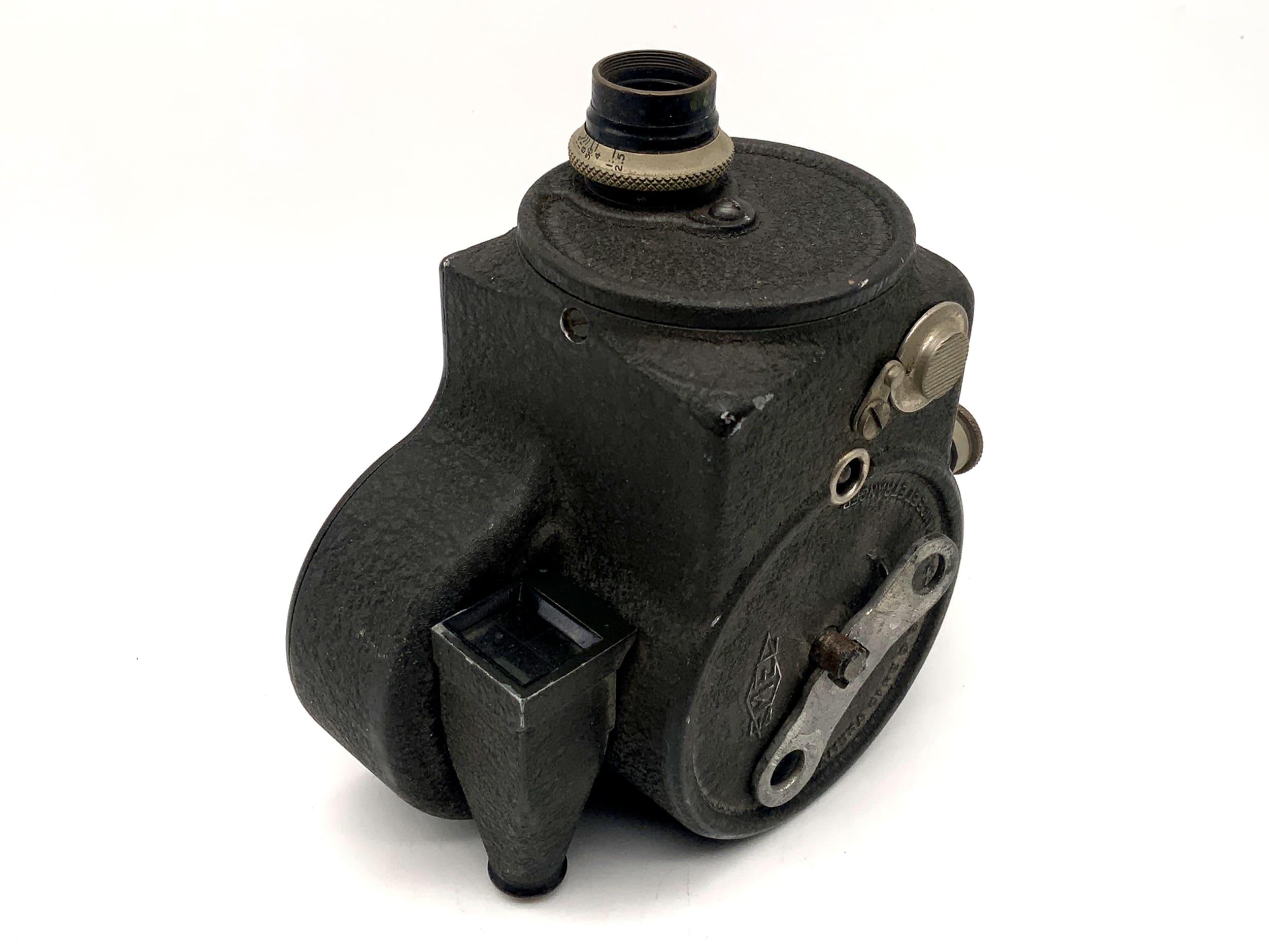 Emel C-61 film camera with Hermagis Perlynx 12.5cm 1:2.5 Super 8 lens