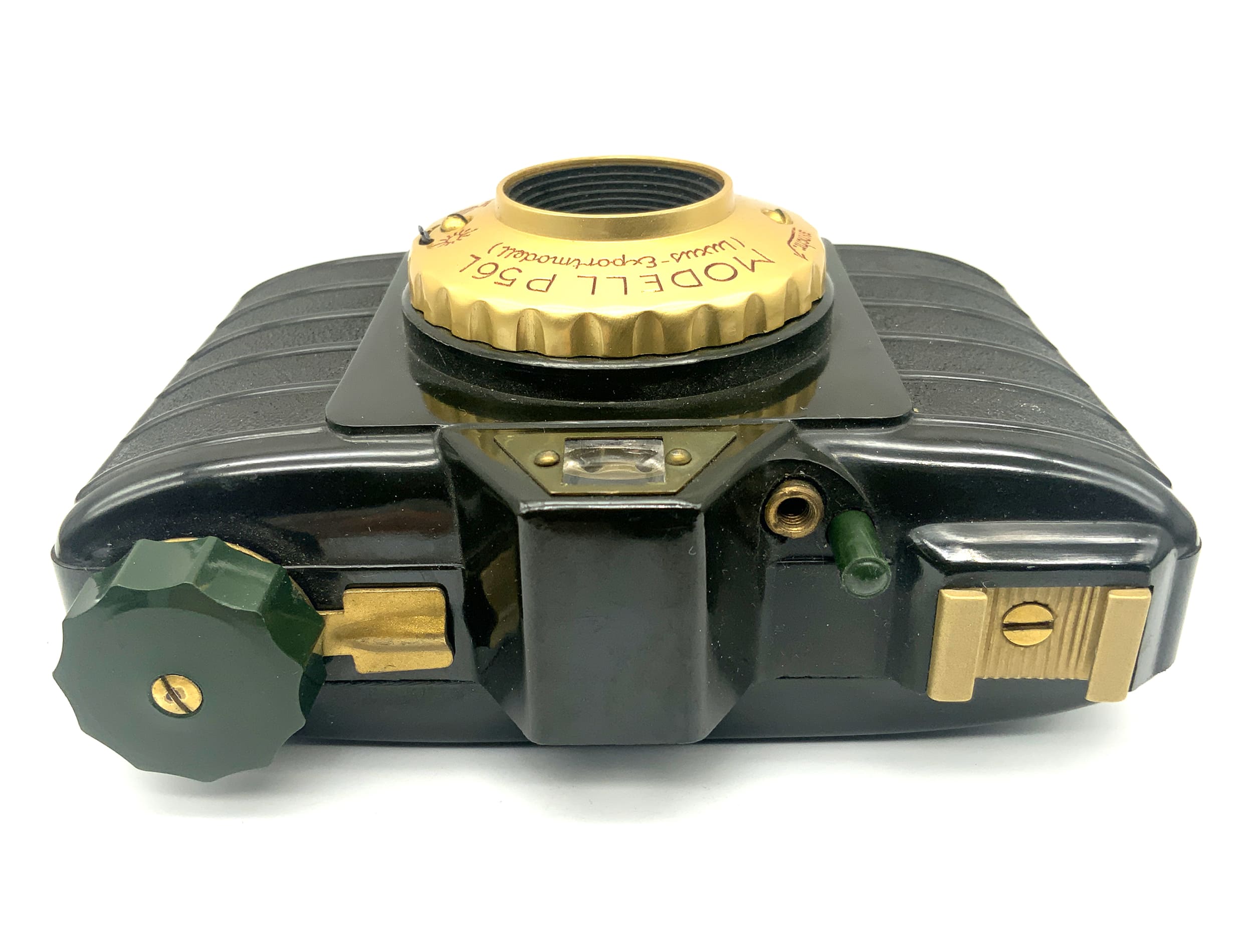 Pouva Model P56L Luxus Exportmodell Sucherkamera mit Tricomat 6,5cm Analogkamera