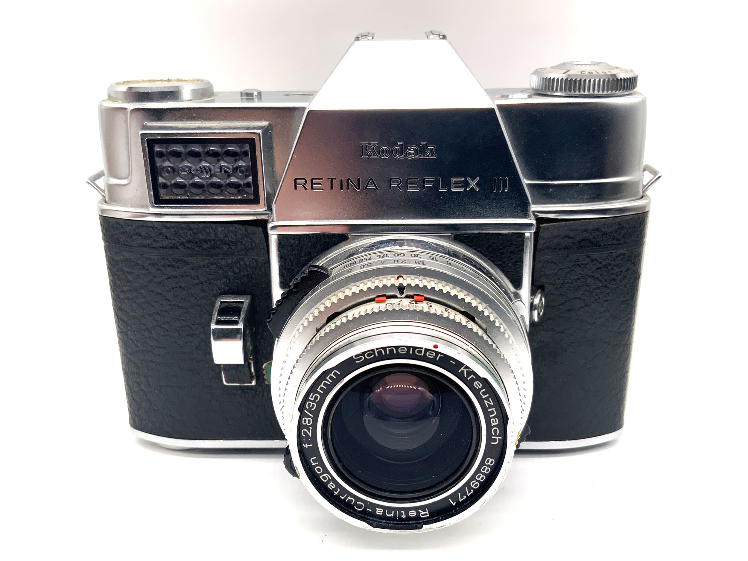 Kodak Retina Reflex III mit Schneider Kreuznach Retina-Curtagon 35mm 1:2.8