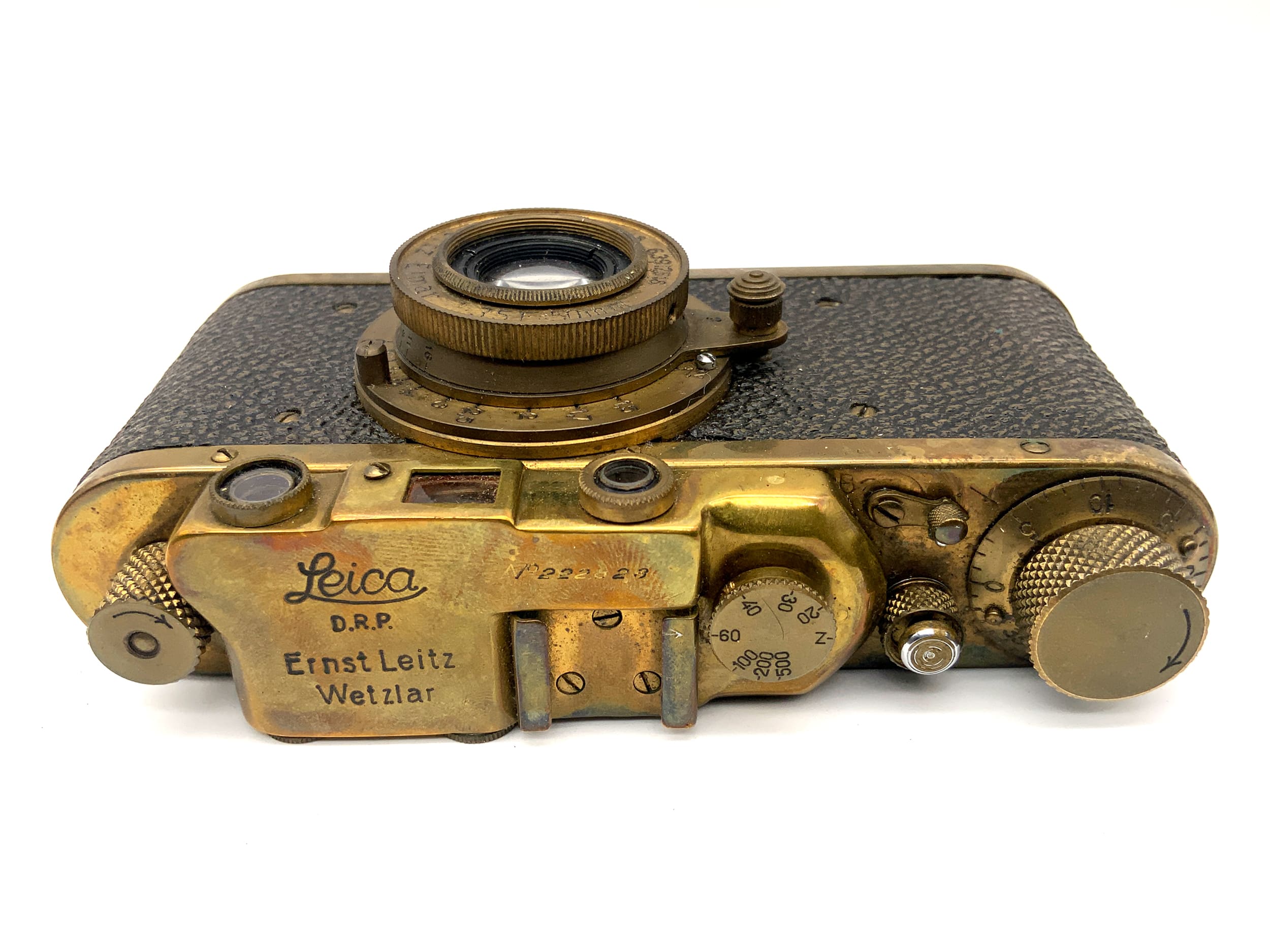Leica IIIa USSR Nachbau Messsucherkamera mit Elmar 50mm 1:3.5 Analogkamera