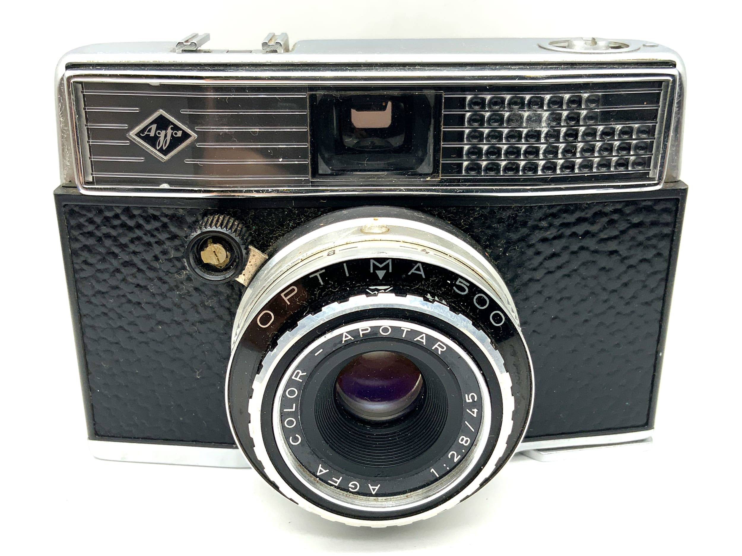 Agfa Optima 500 viewfinder camera with Color-Apotar 1:2.8 45mm analog camera