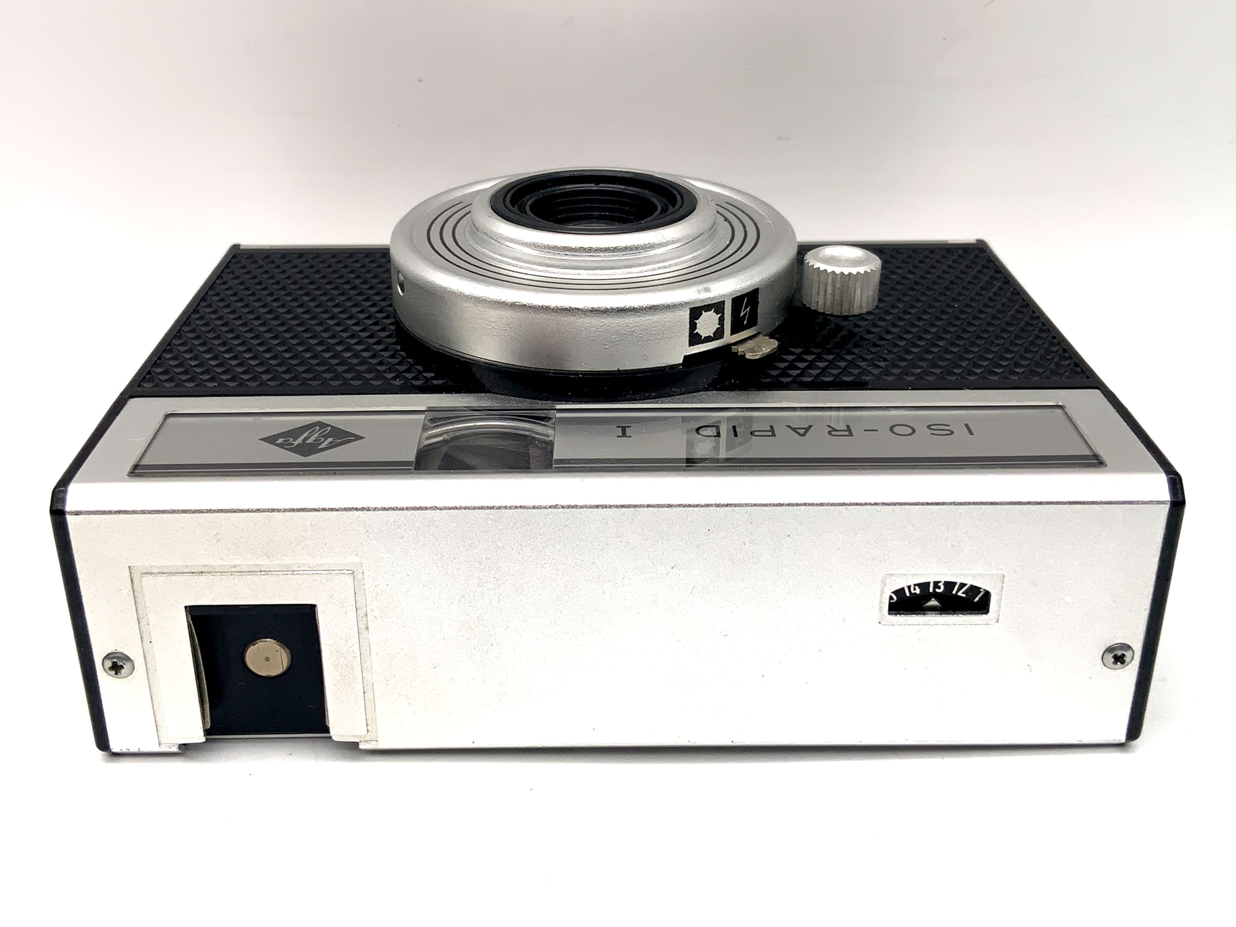 Agfa Iso Rapid I viewfinder camera with Parator compact camera analog camera