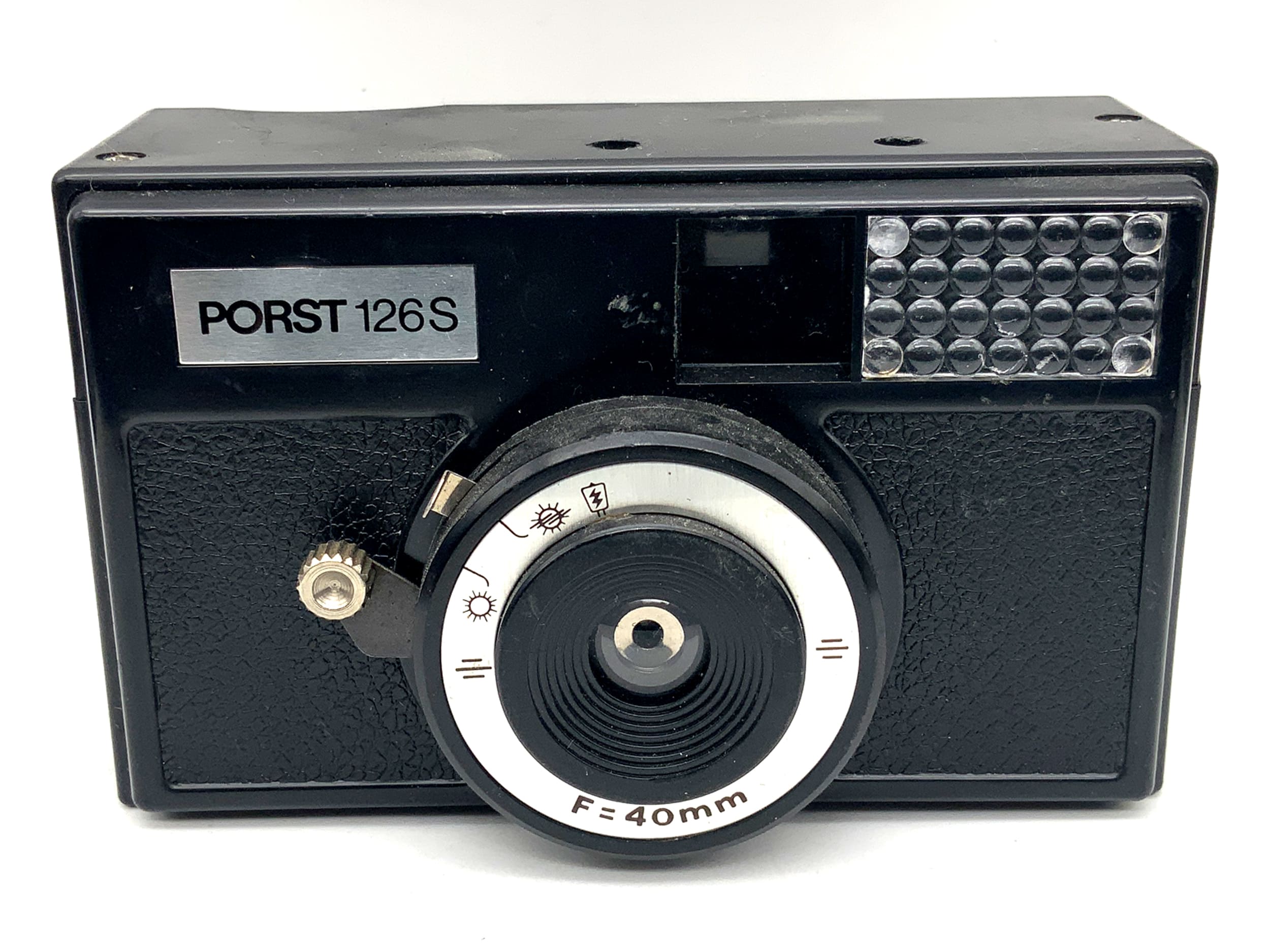 Porst 126 S viewfinder camera with f=40 compact camera analog camera