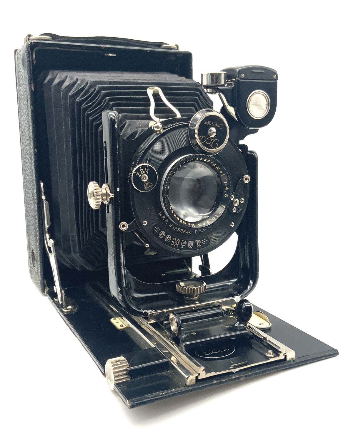 Ica Dresden Maximar 207 Plattenkamera mit Novar Anastigmat 13,5cm 1:4.5