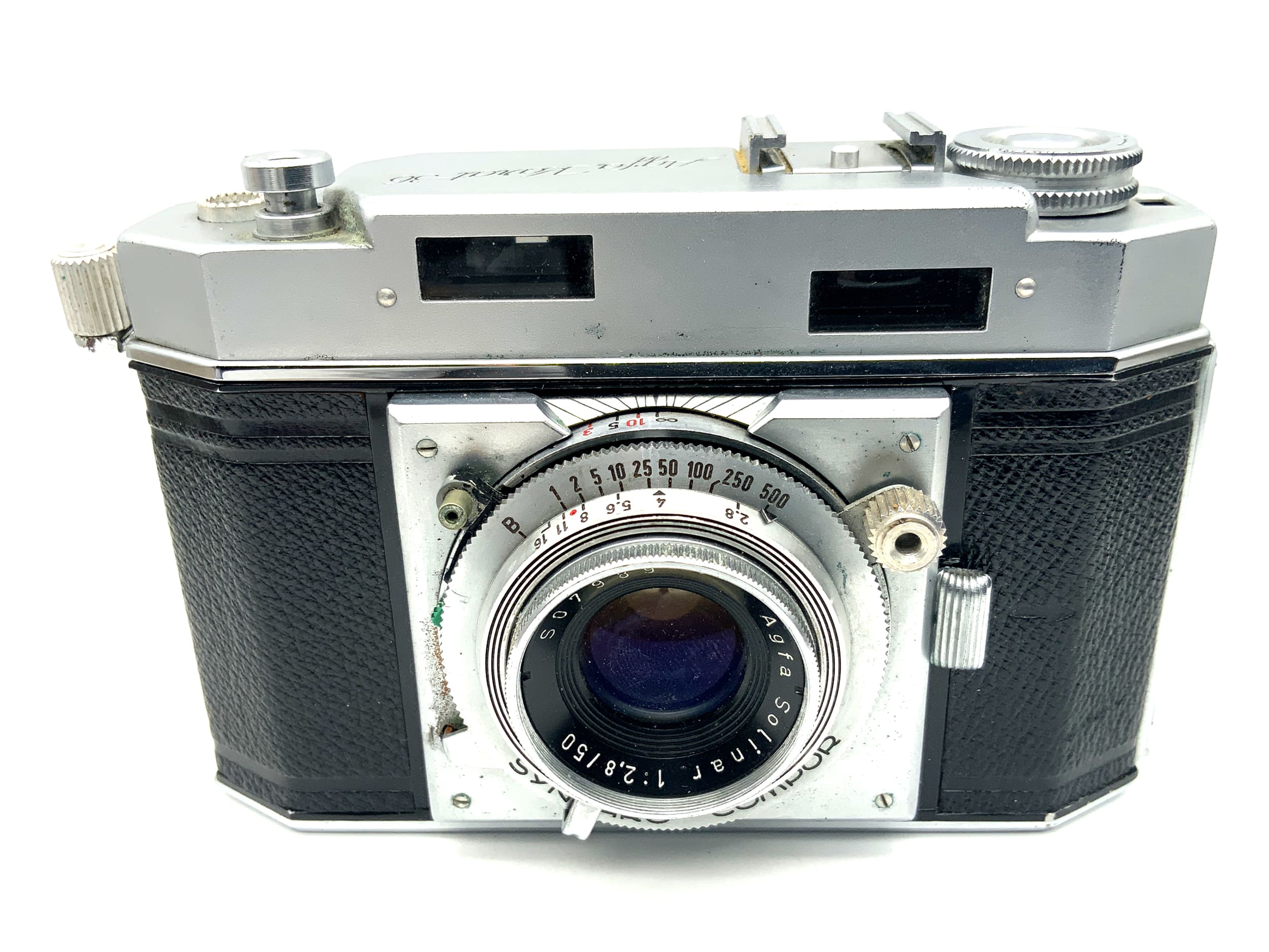 Agfa Karat 36 folding camera with Solinar 50mm 1:2.8 analog camera
