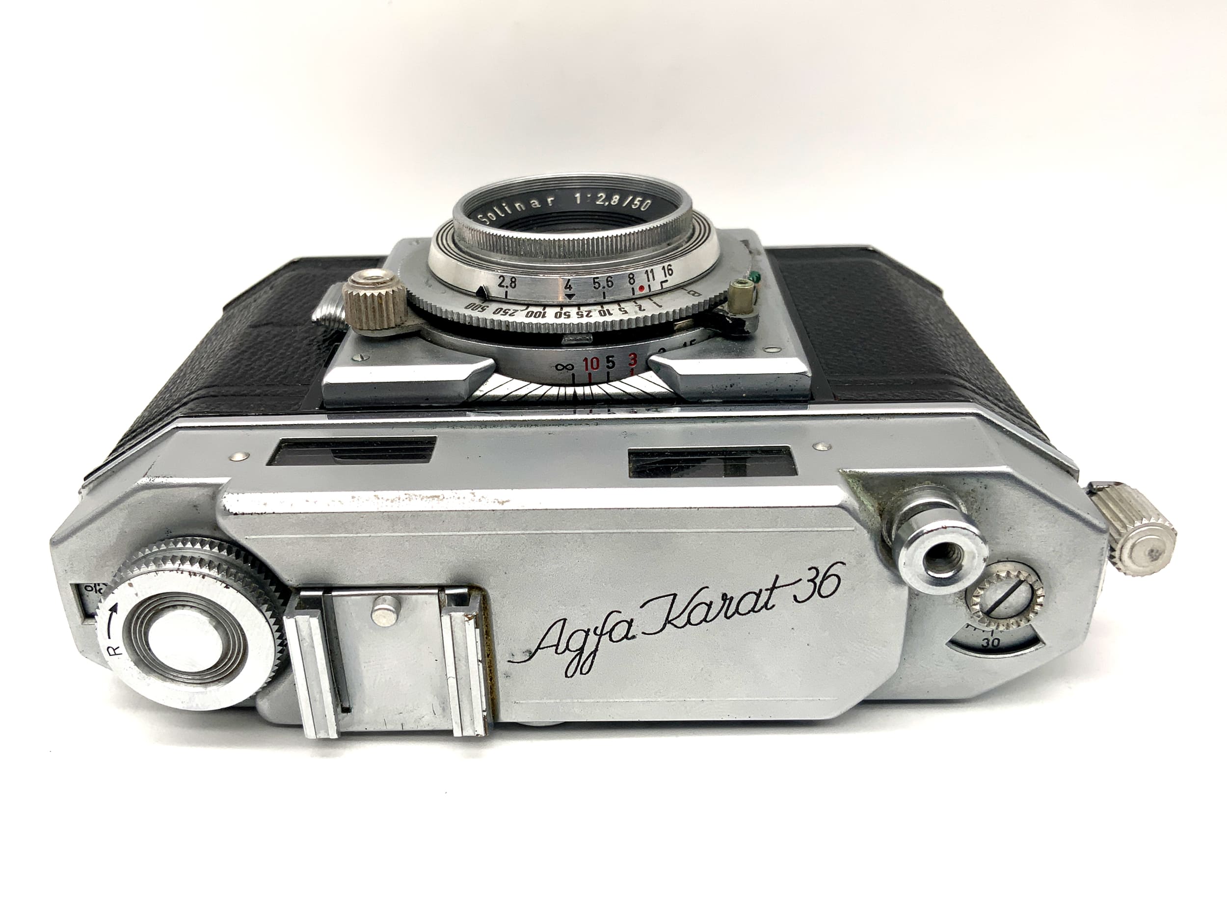 Agfa Karat 36 folding camera with Solinar 50mm 1:2.8 analog camera