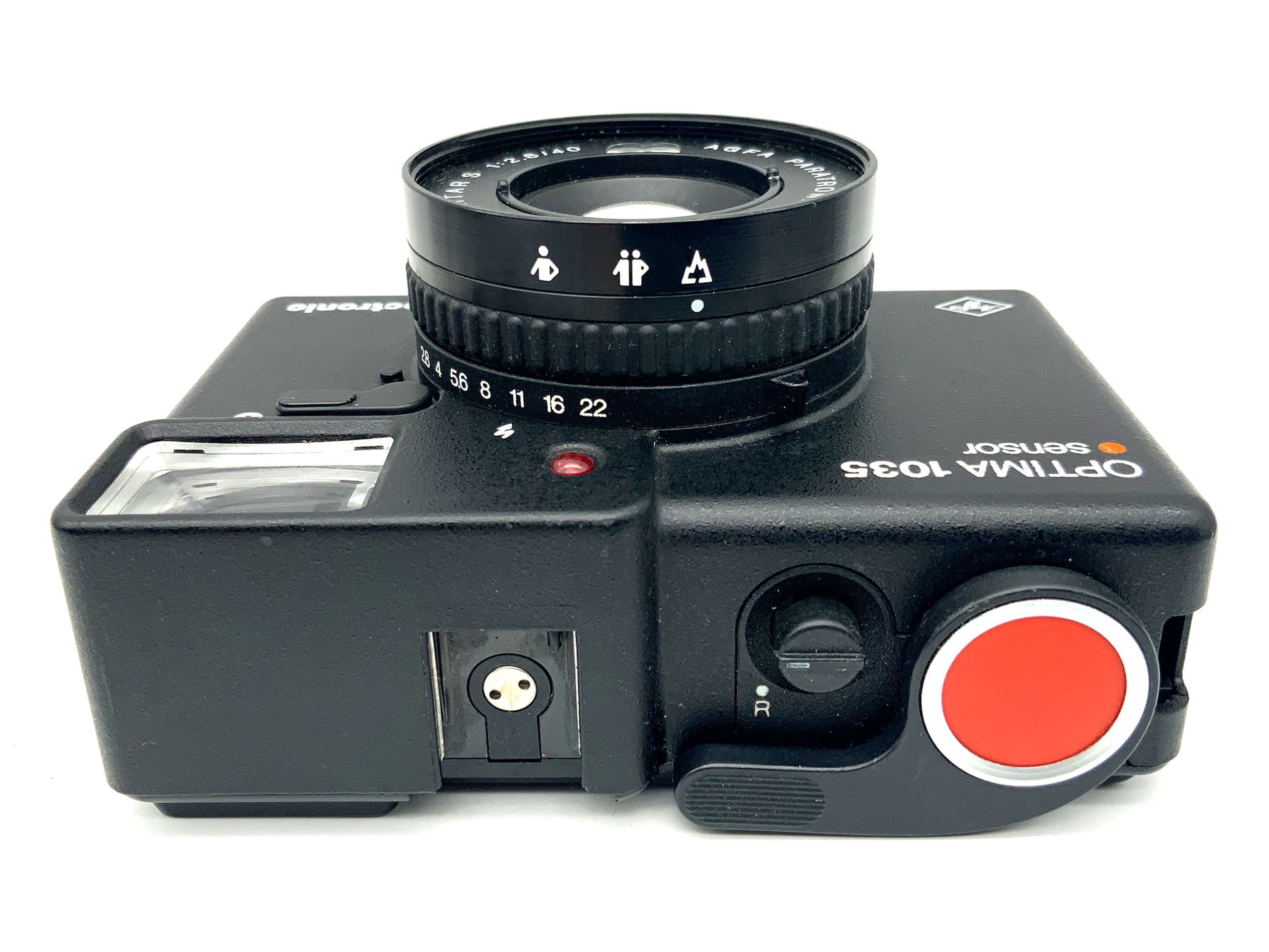 Agfa Optima 1035 sensor viewfinder camera with Solitar S 40mm 1:2.8 analog camera