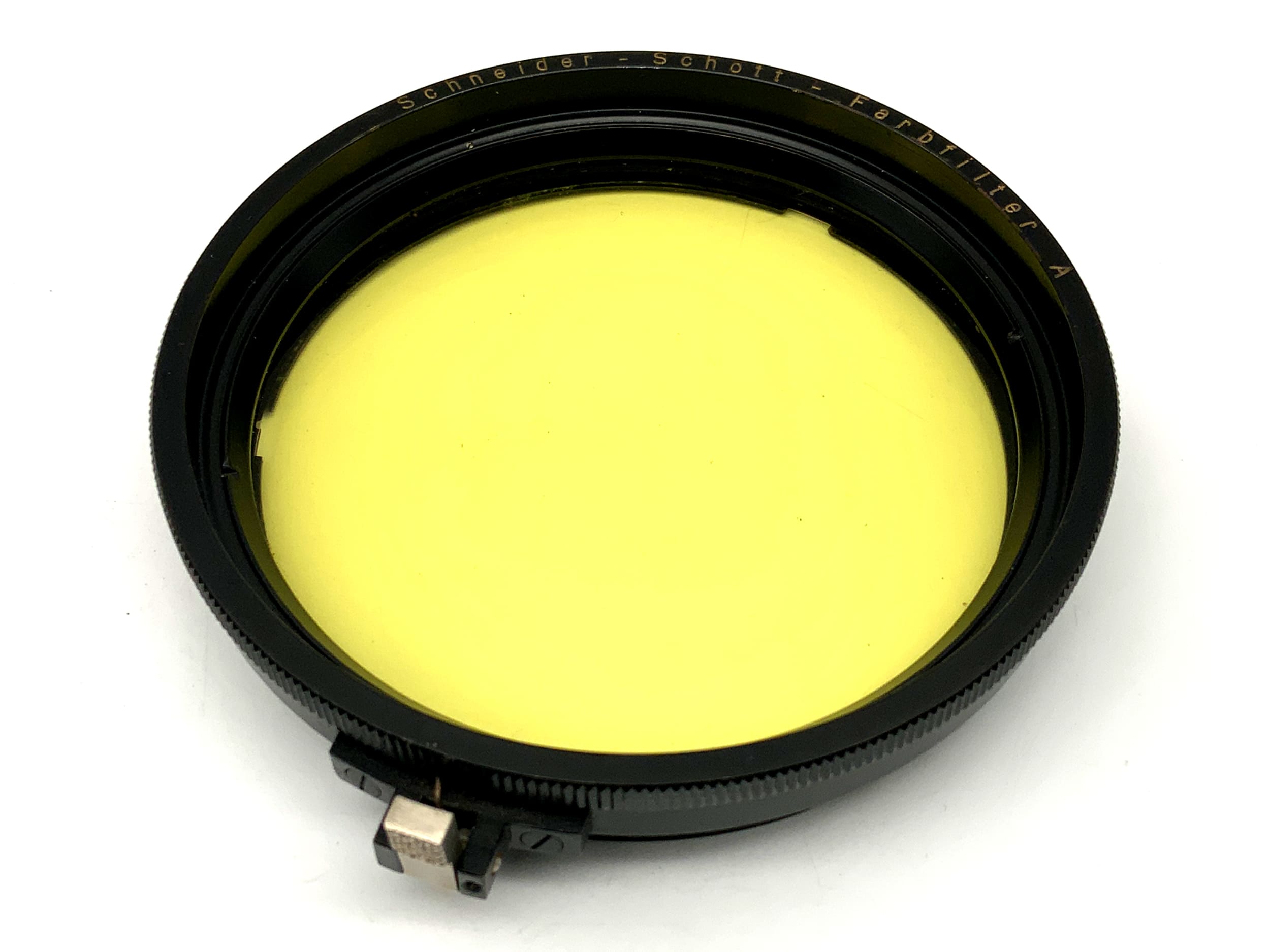 Schneider-Schott color filter A yellow bayonet circular