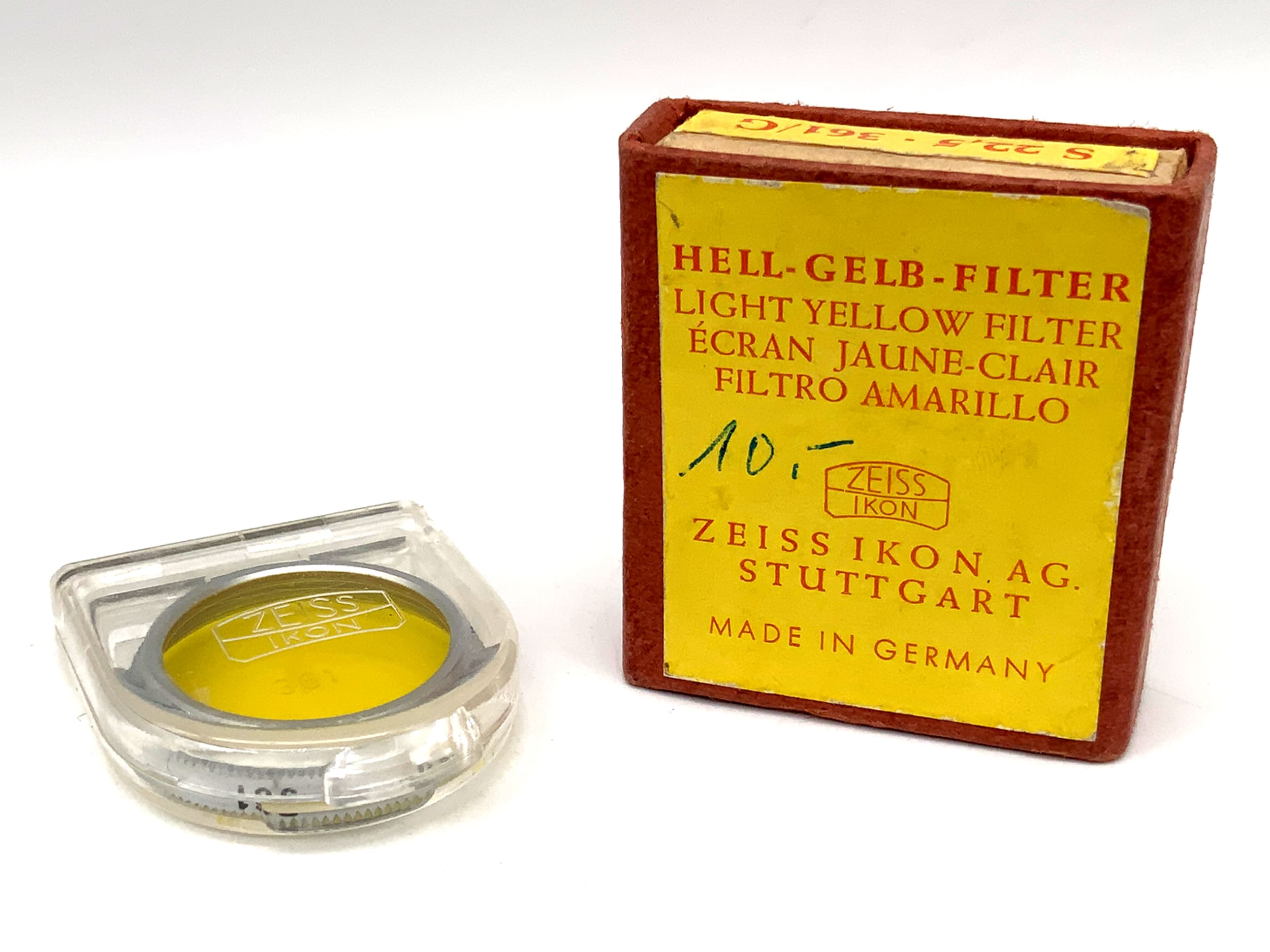 Zeiss Ikon color filter S 22.5 G 2x light yellow light yellow 361 OVP filter 22.5mm