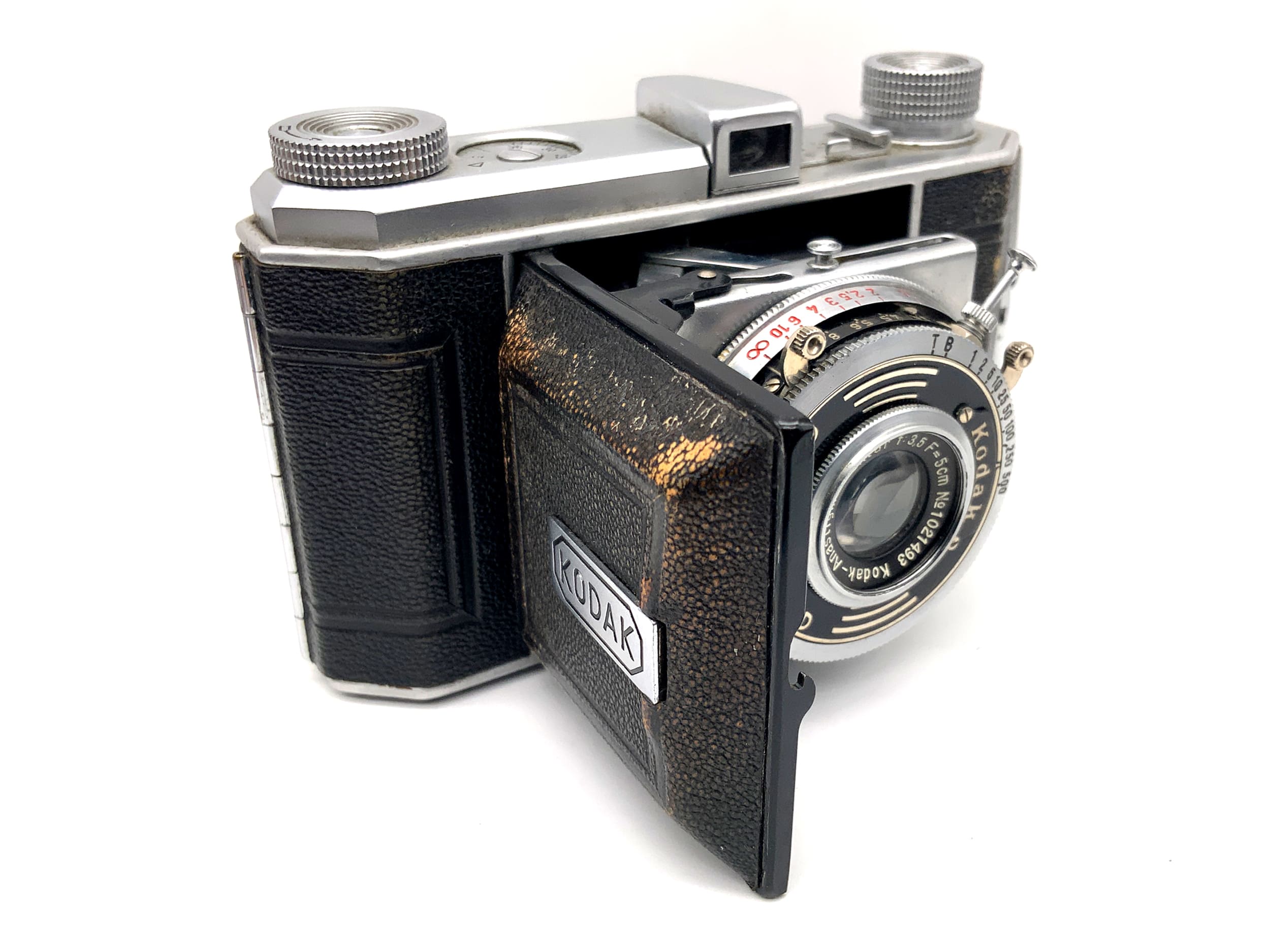 Kodak Retina folding camera with Ektar f:3.5 F=5cm Compur-Rapid analog camera