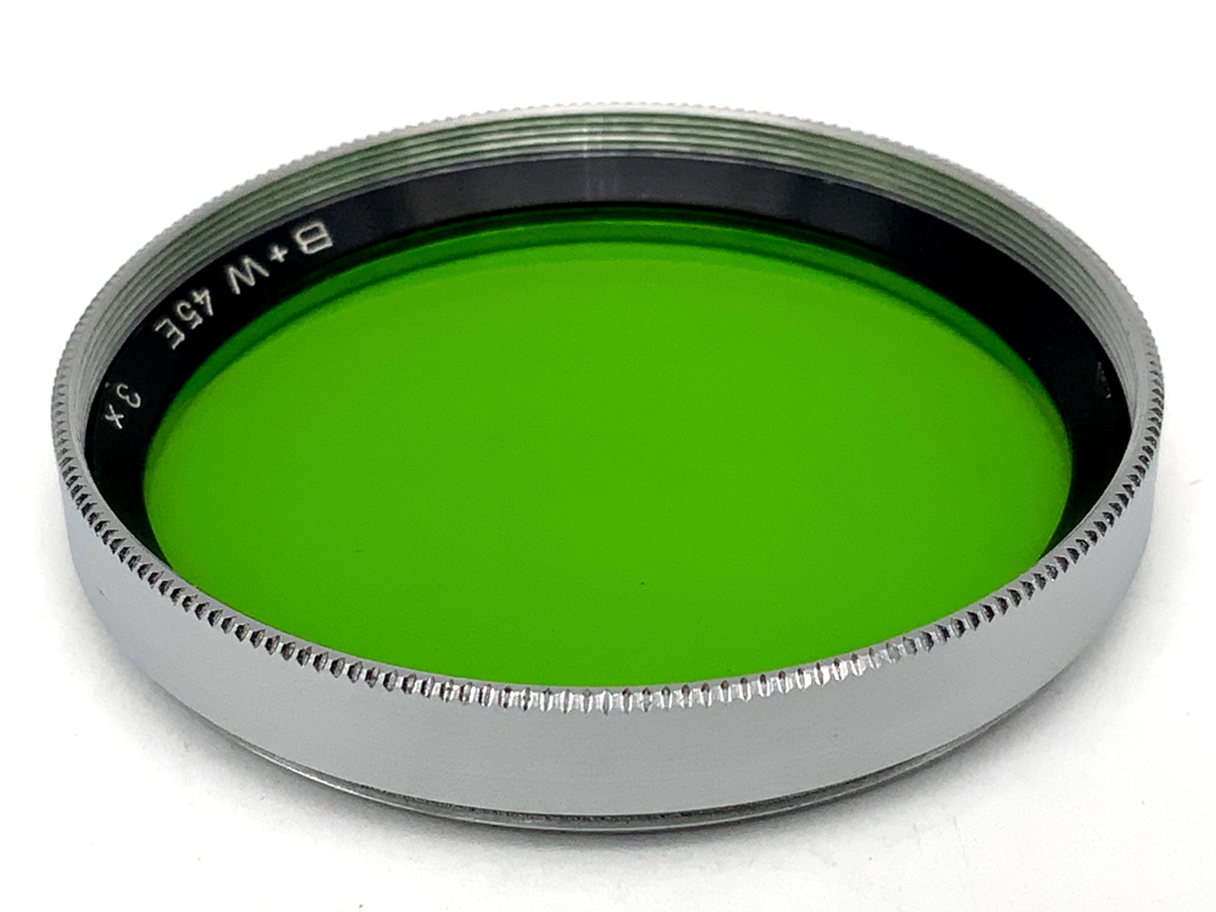 B+W Color Filter 45E 3x Green Filter 45mm Circular Filter Thread
